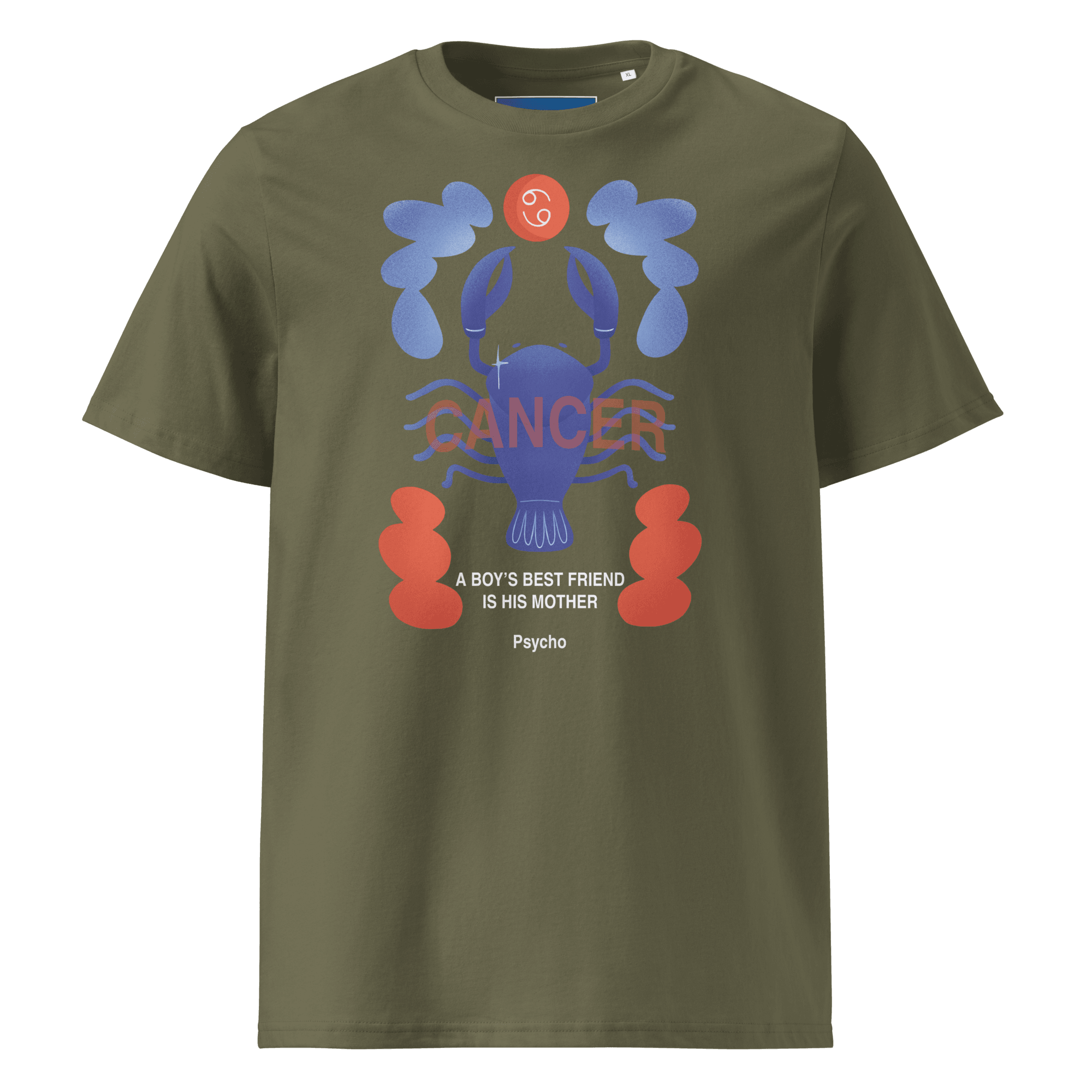 Cancer Unisex Organic Cotton T-Shirt - Psycho Edition - 