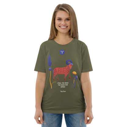 ARIES Unisex Organic Cotton T-Shirt Top Gun - Edition