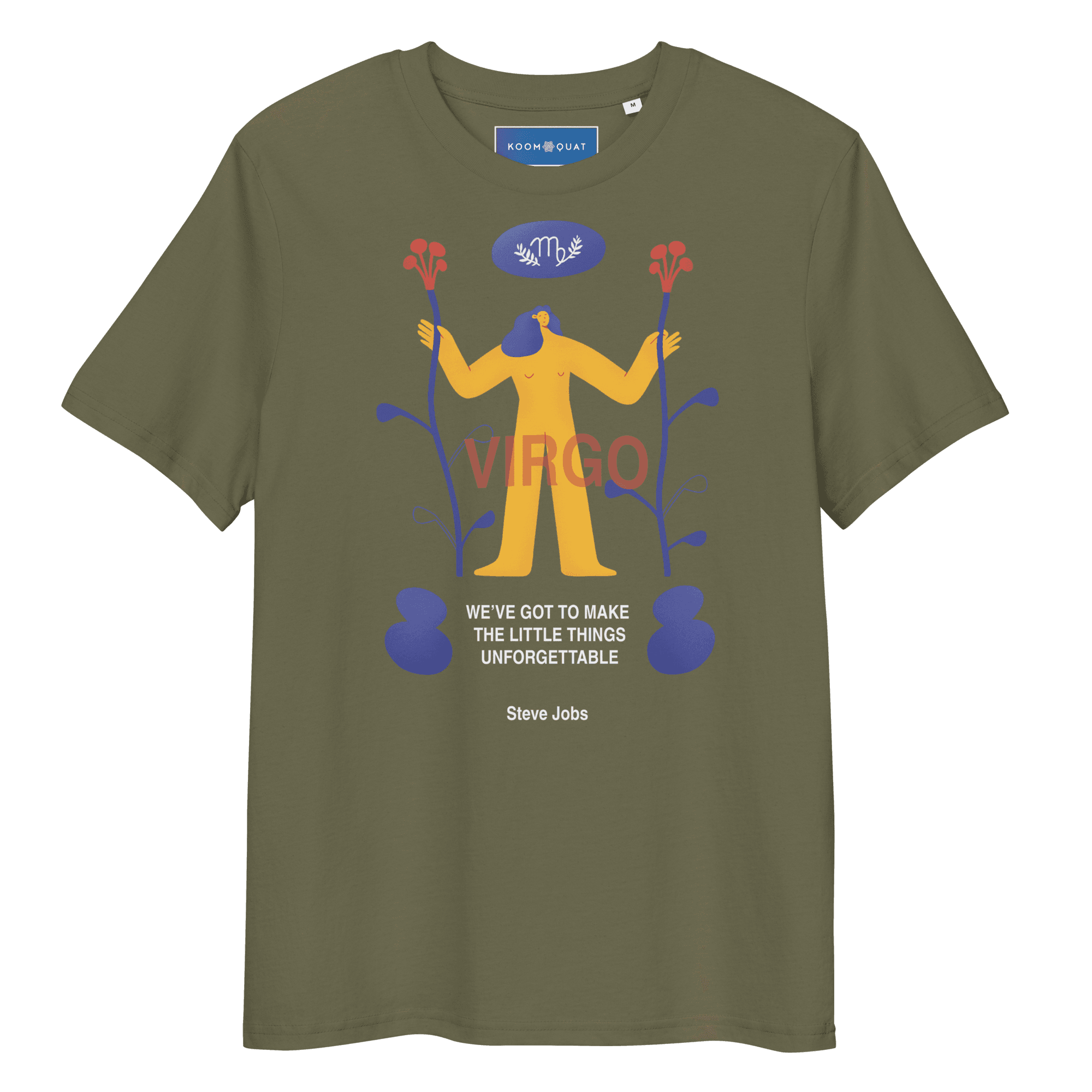 VIRGO Unisex organic cotton t-shirt Steve Jobs Edition - 