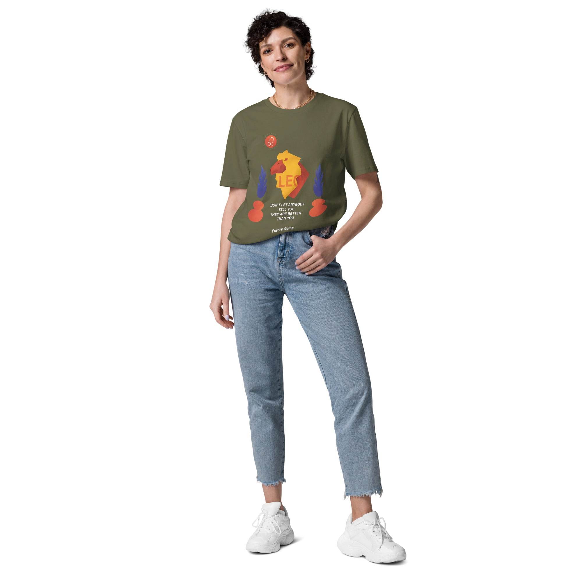 Leo Unisex Organic Cotton T-Shirt - Forrest Gump Edition - 