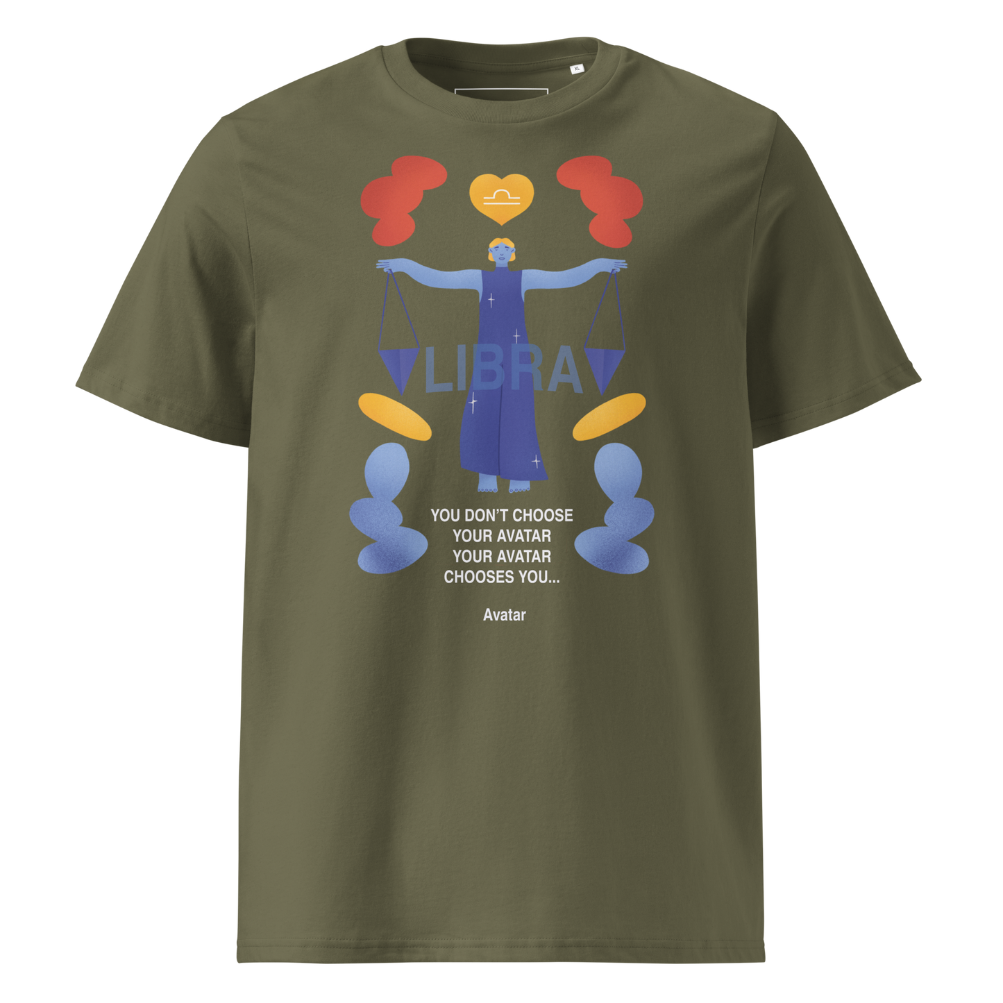 Libra Unisex Organic Cotton T-Shirt - Avatar Edition