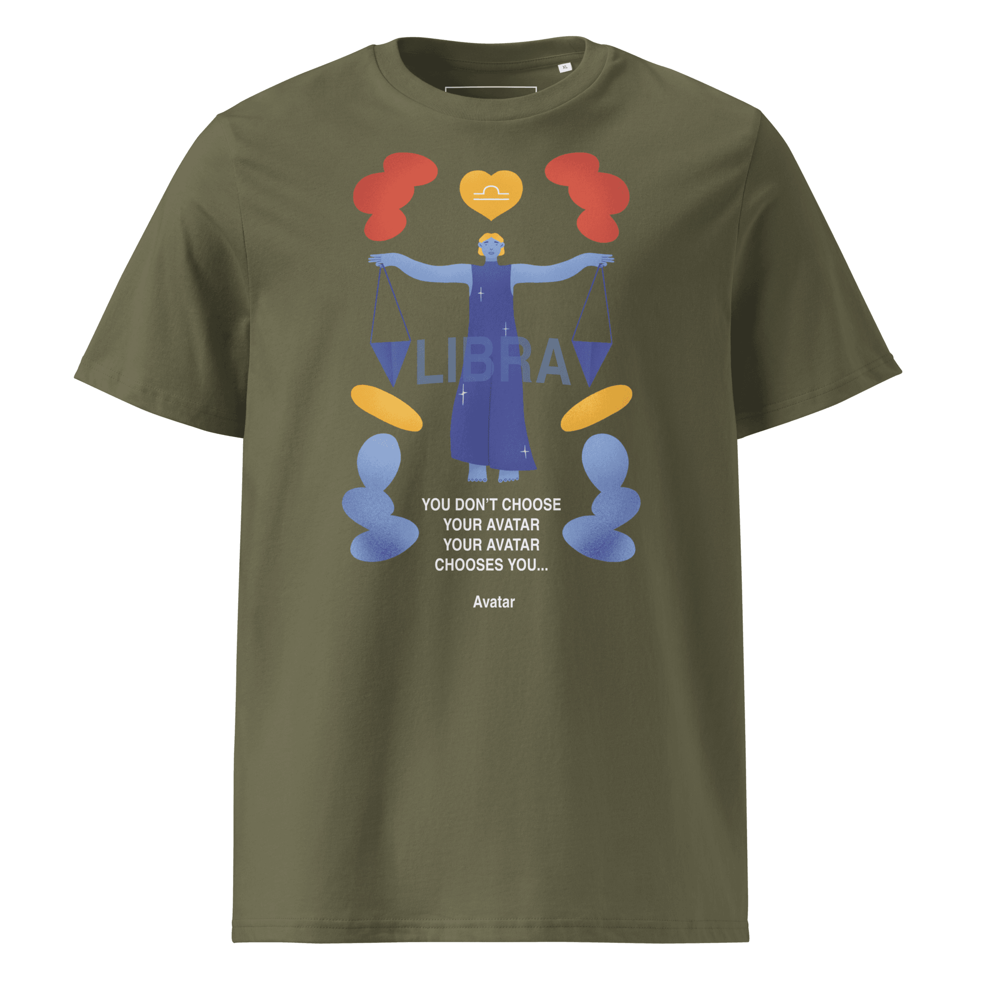 Libra Unisex Organic Cotton T-Shirt - Avatar Edition - 