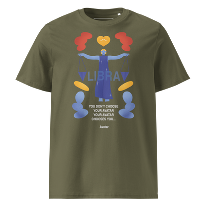 Libra Unisex Organic Cotton T-Shirt - Avatar Edition