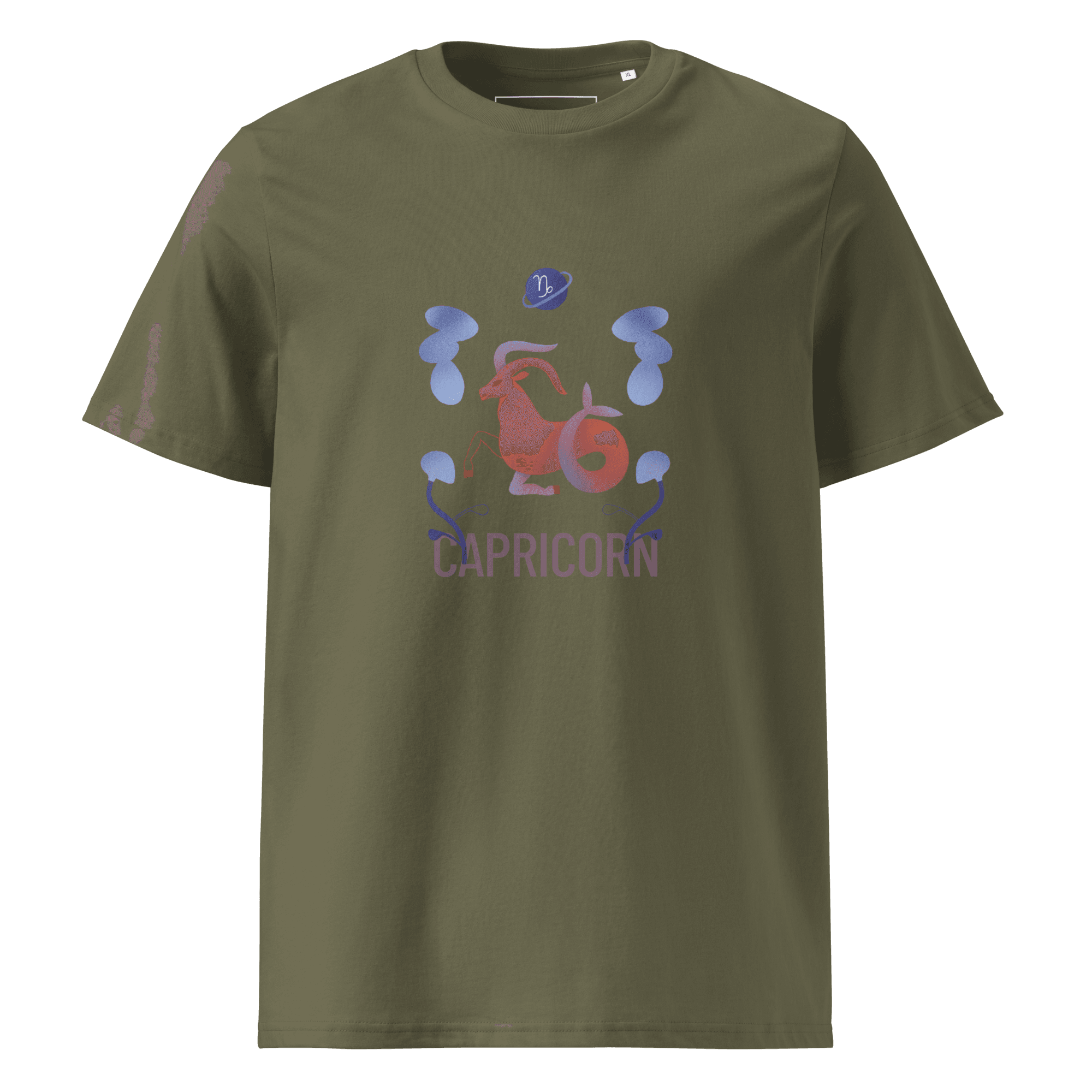Capricorn Unisex Organic Cotton T-Shirt - Raw Edition - 