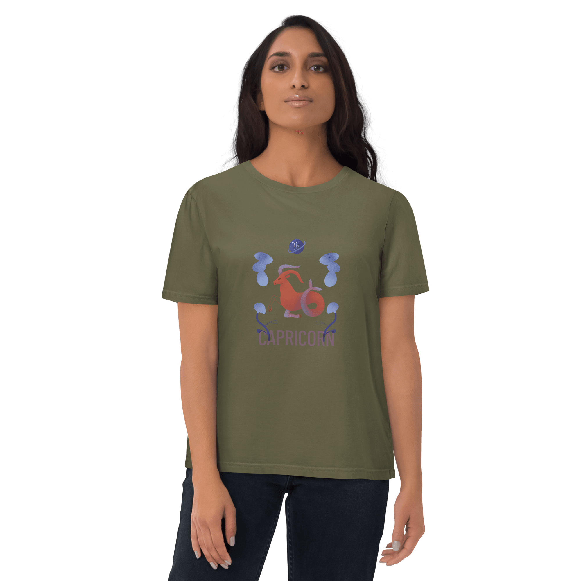 Capricorn Unisex Organic Cotton T-Shirt - Raw Edition - 