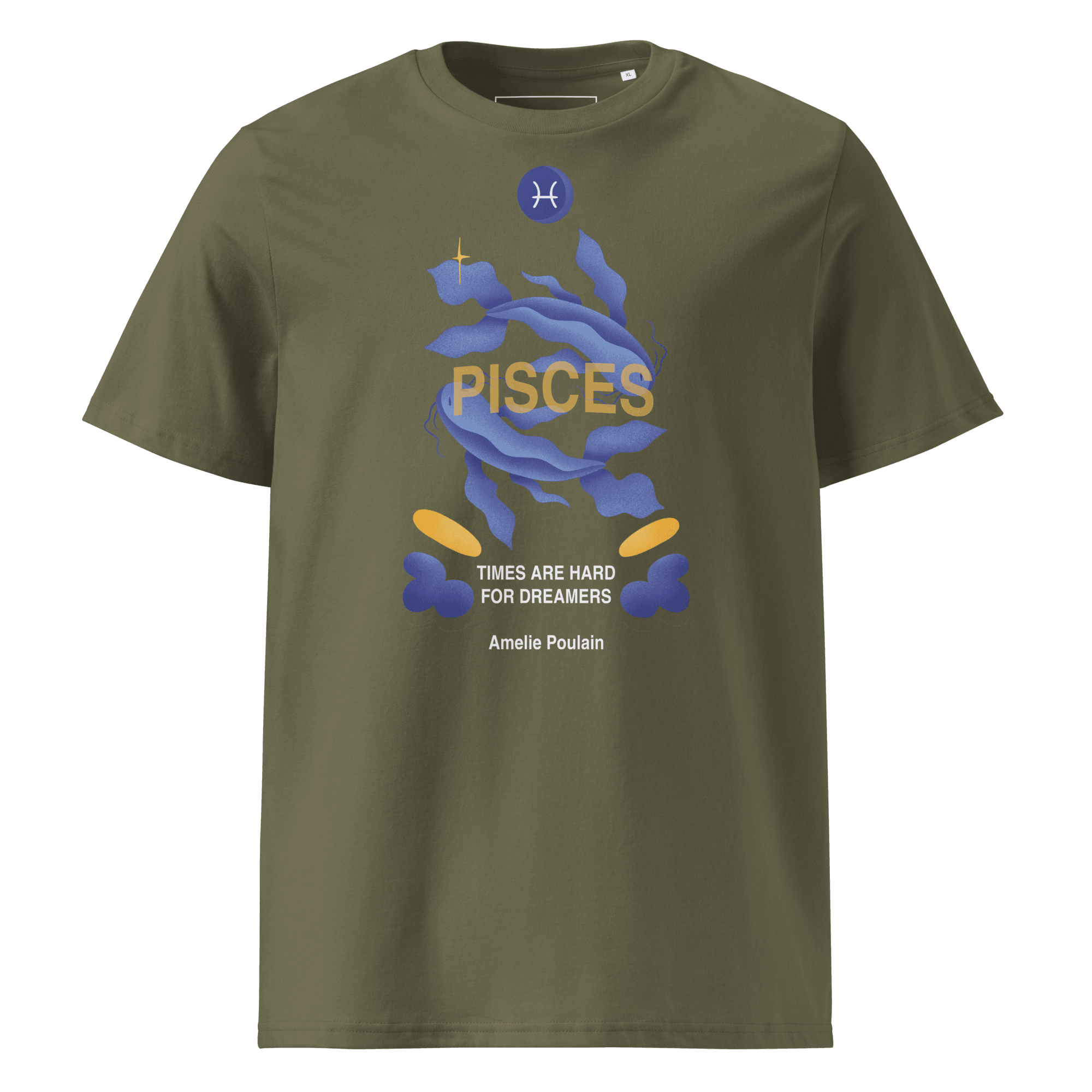 Pisces Unisex Organic Cotton T-Shirt - Amelie Poulain Edition - 