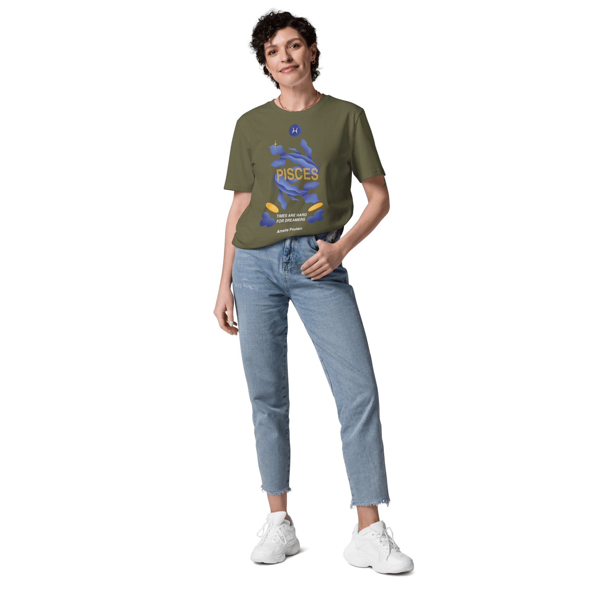Pisces Unisex Organic Cotton T-Shirt - Amelie Poulain Edition - 