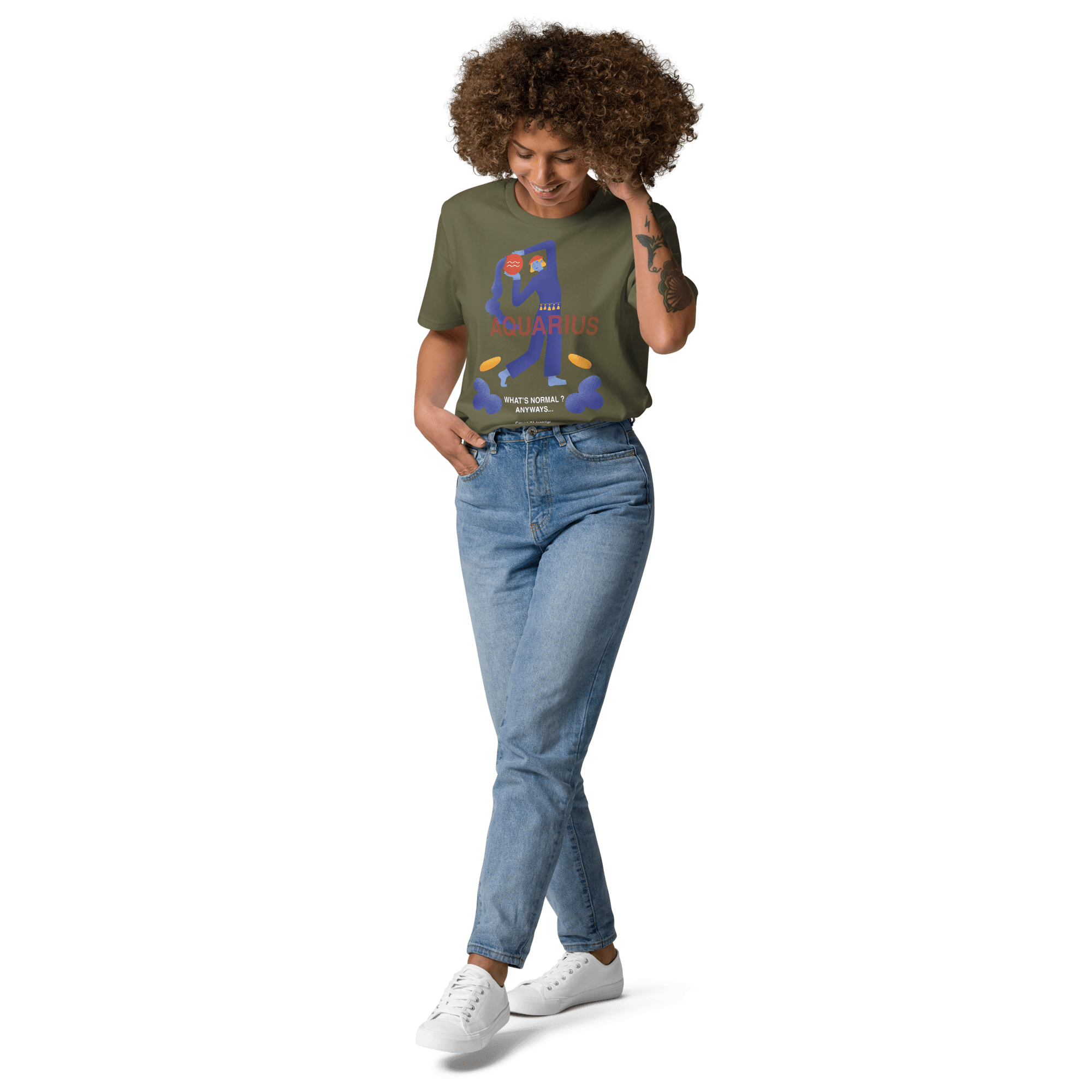 Aquarius Unisex Organic Cotton T-Shirt - Forrest Gump Edition - 