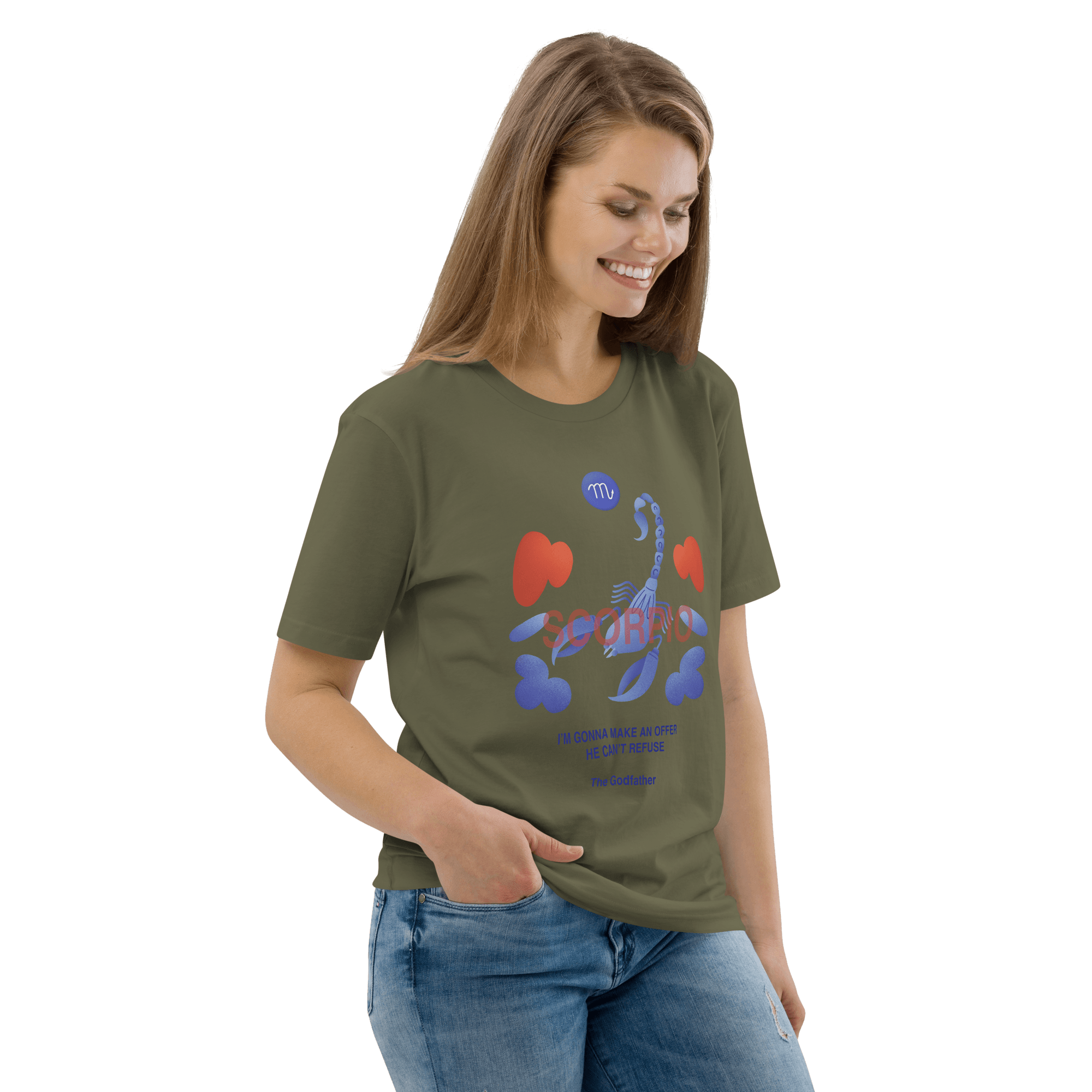 SCORPIO Unisex organic cotton t-shirt Godfather B - 