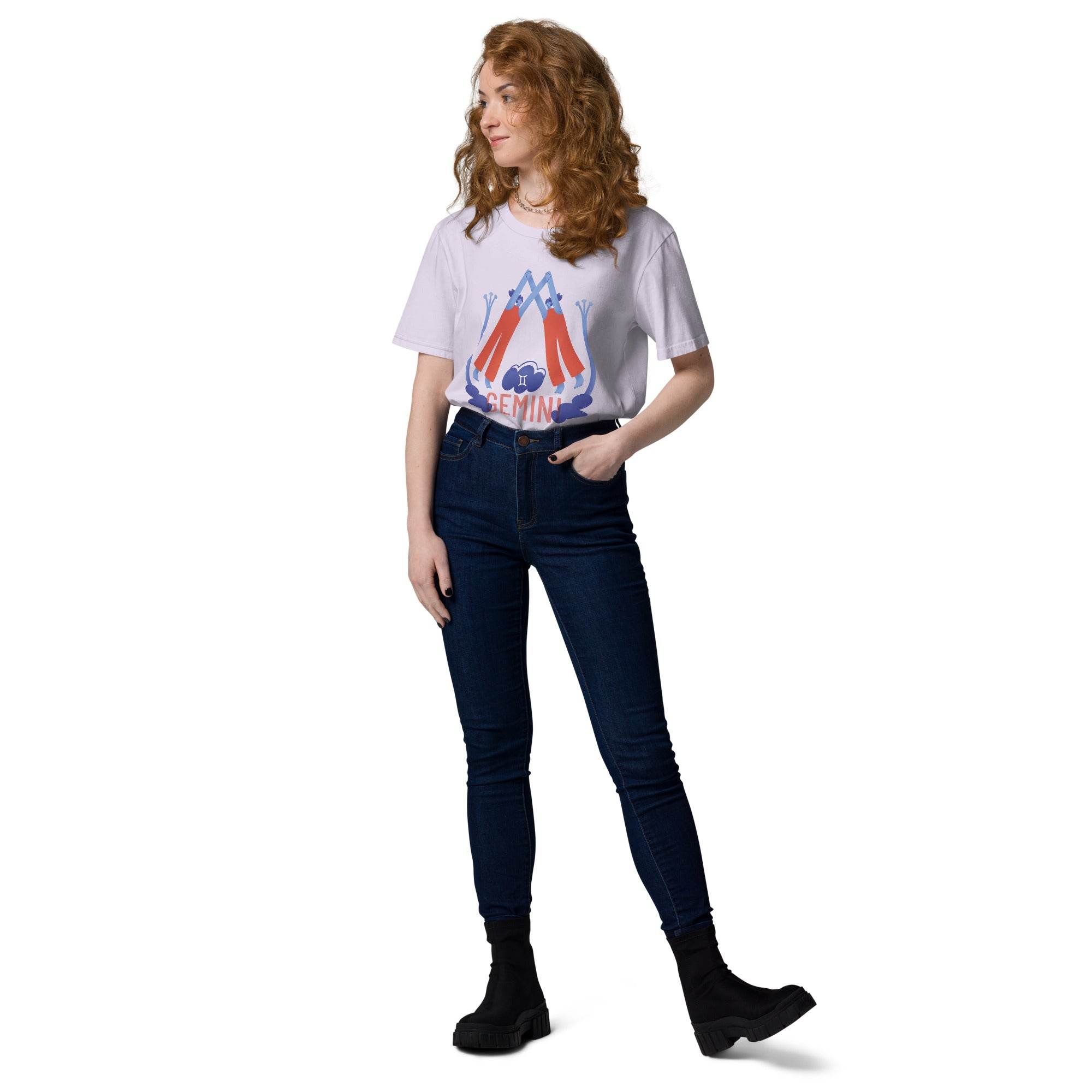 Gemini Unisex Organic Cotton T-Shirt - Raw Edition - 