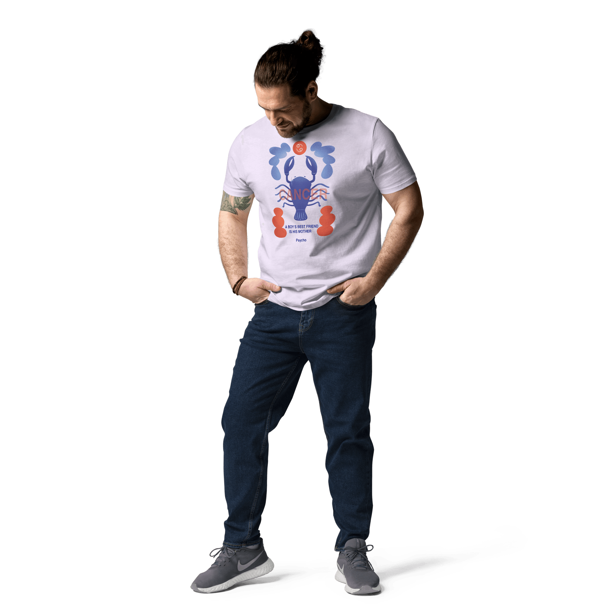 Cancer Unisex Organic Cotton T-Shirt - Psycho Edition - 