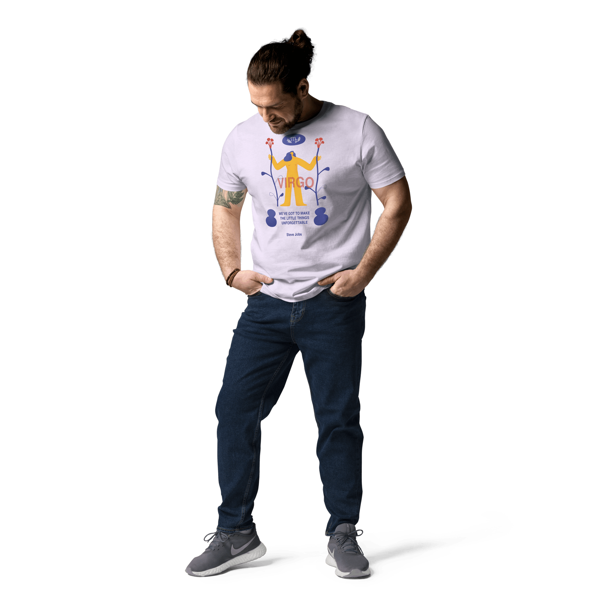 VIRGO Unisex organic cotton t-shirt Steve Jobs Edition - 