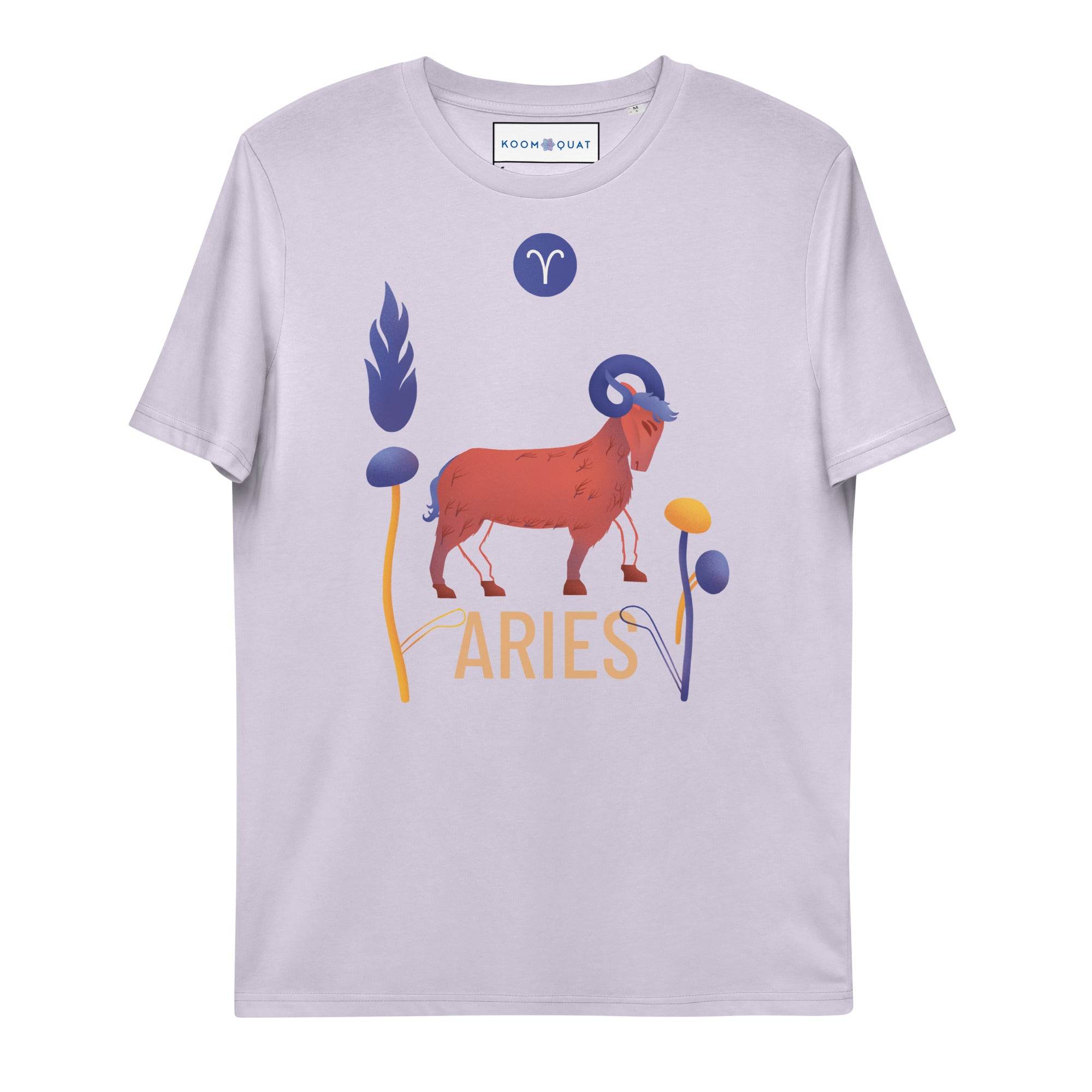 Aries Unisex Organic Cotton T-Shirt Raw - 