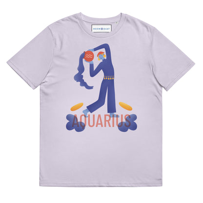 Aquarius Unisex Organic Cotton T-Shirt - Raw Edition