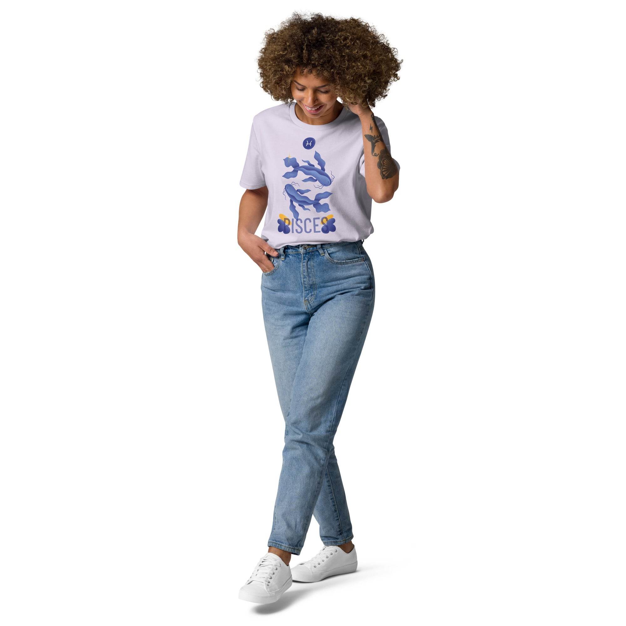 Pisces Unisex Organic Cotton T-Shirt - Raw Edition - 