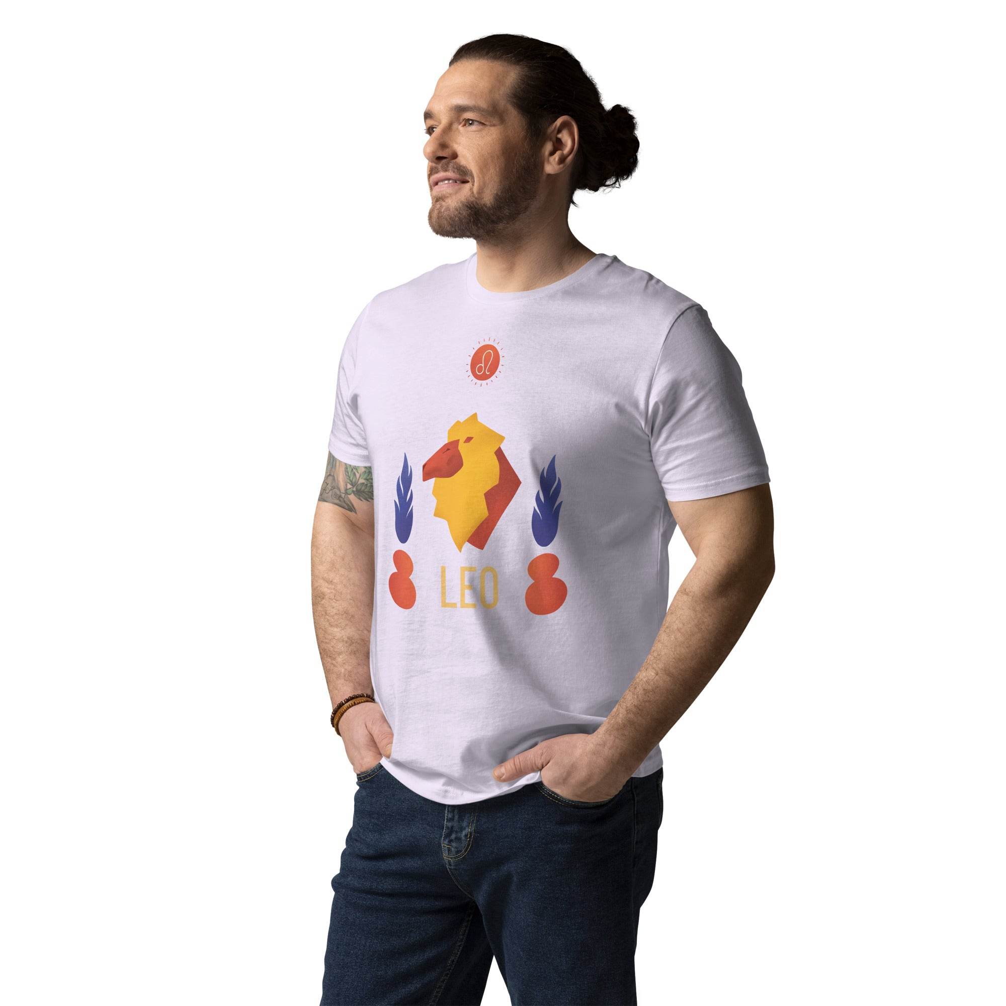 Leo Unisex Organic Cotton T-Shirt - Raw Edition - 