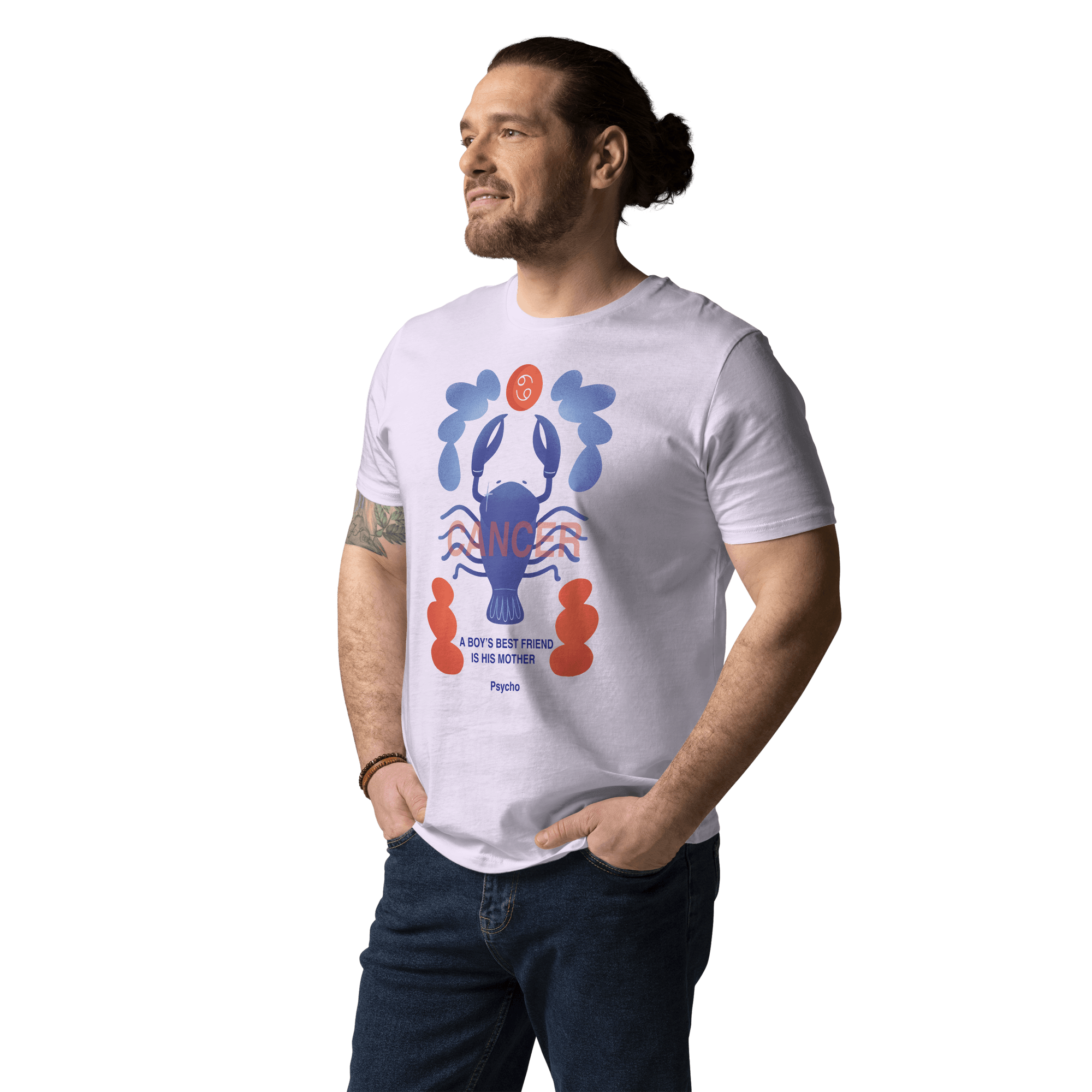 Cancer Unisex Organic Cotton T-Shirt - Psycho Edition - 
