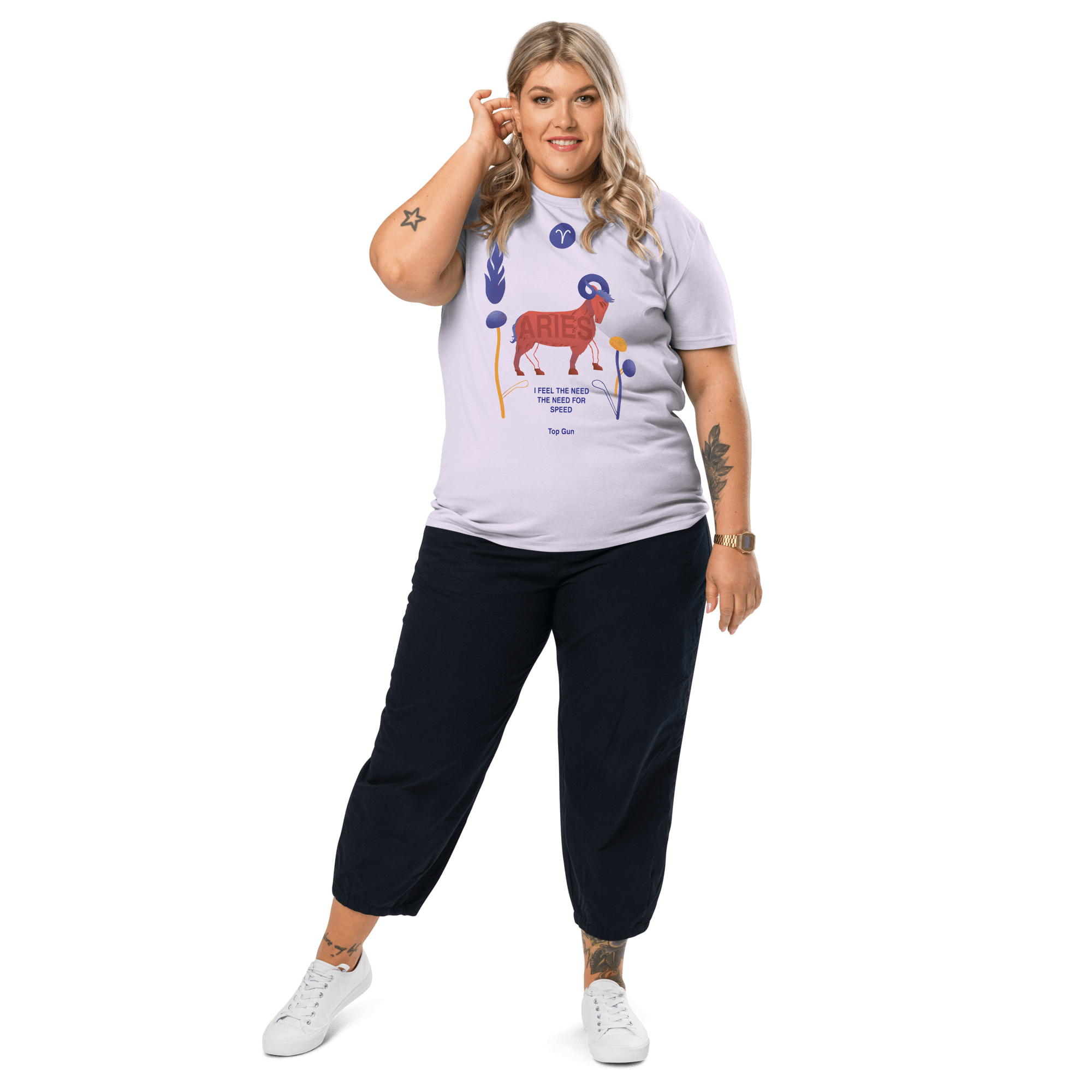 ARIES Unisex Organic Cotton T-Shirt Top Gun - Edition - 