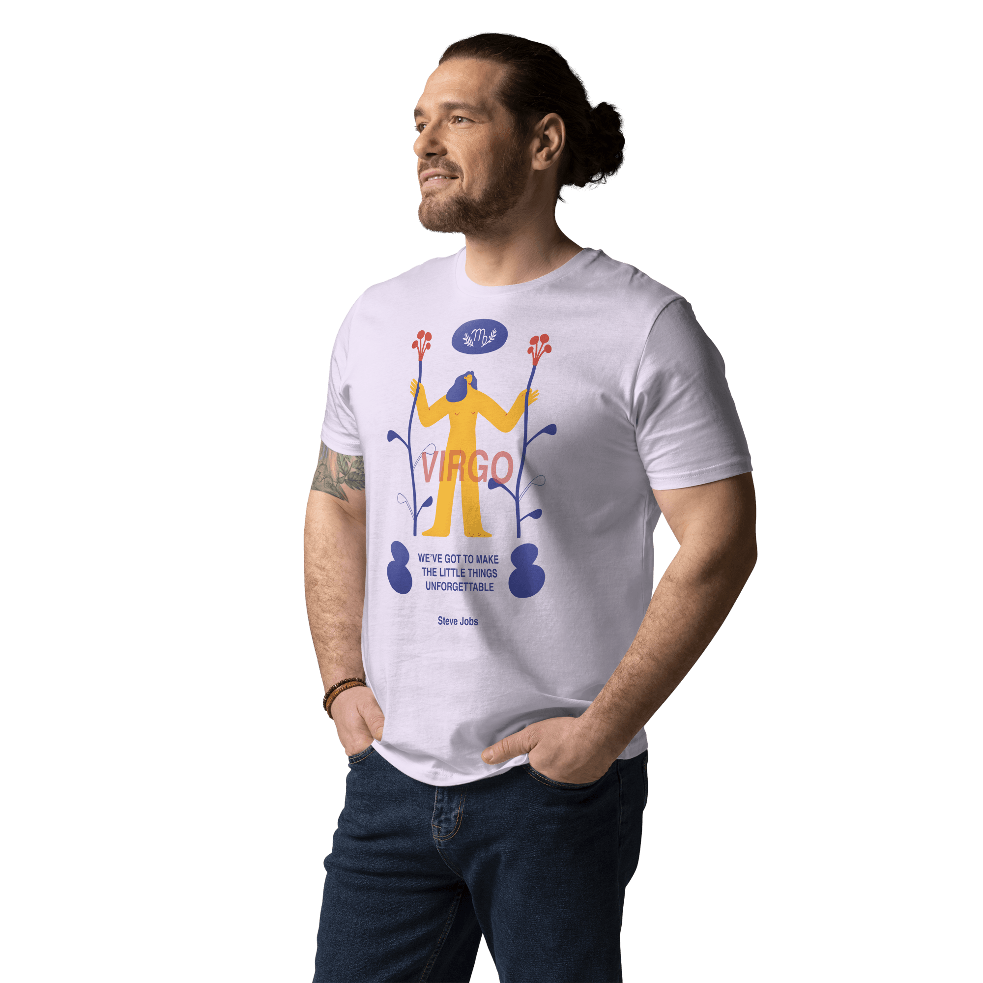 VIRGO Unisex organic cotton t-shirt Steve Jobs Edition - 
