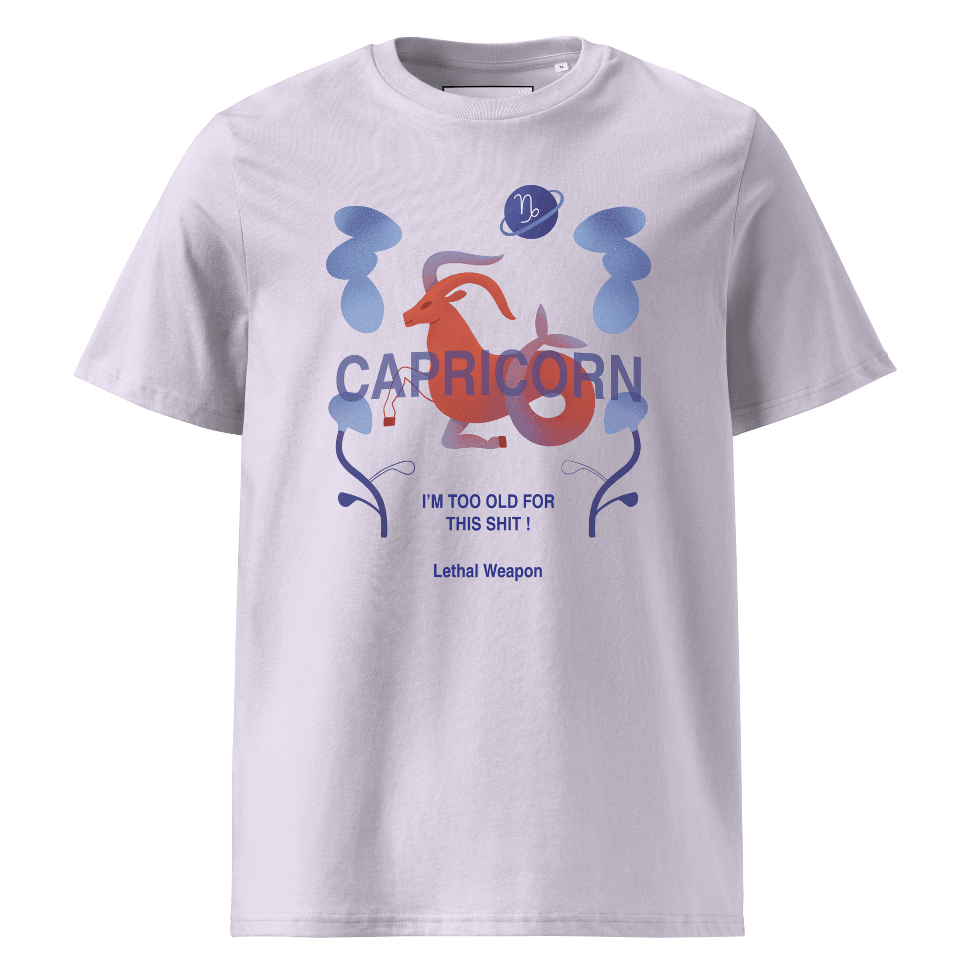 Capricorn Unisex Organic Cotton T-Shirt - Lethal Weapon Edition - 
