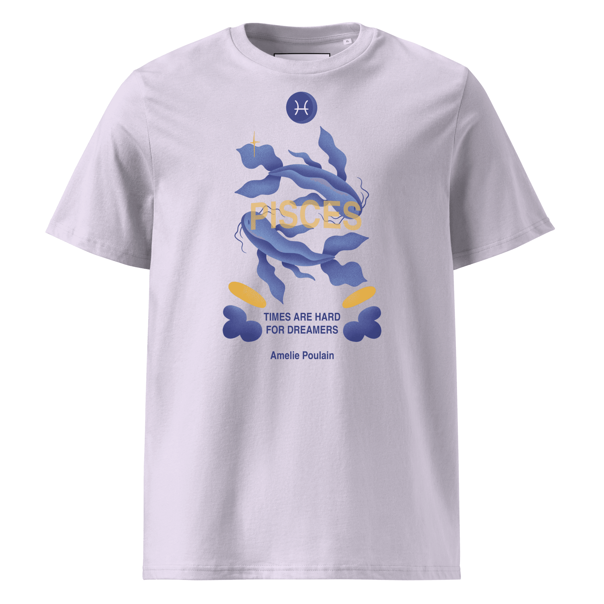 Pisces Unisex Organic Cotton T-Shirt - Amelie Poulain Edition - 