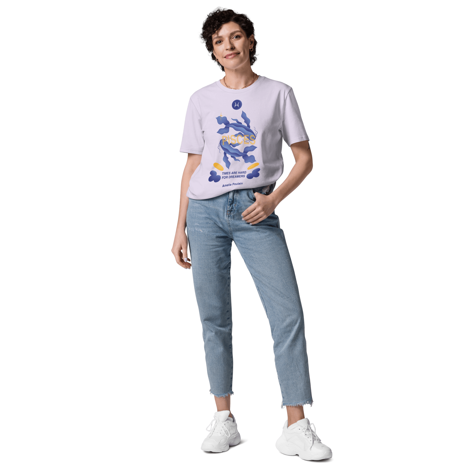 Pisces Unisex Organic Cotton T-Shirt - Amelie Poulain Edition - 