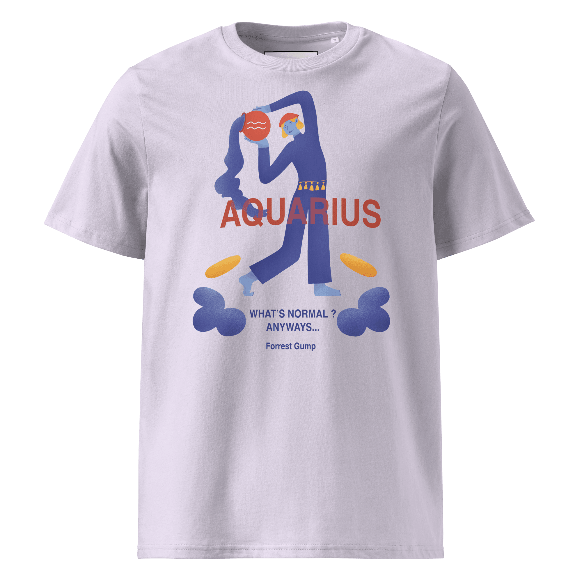 Aquarius Unisex Organic Cotton T-Shirt - Forrest Gump Edition - 