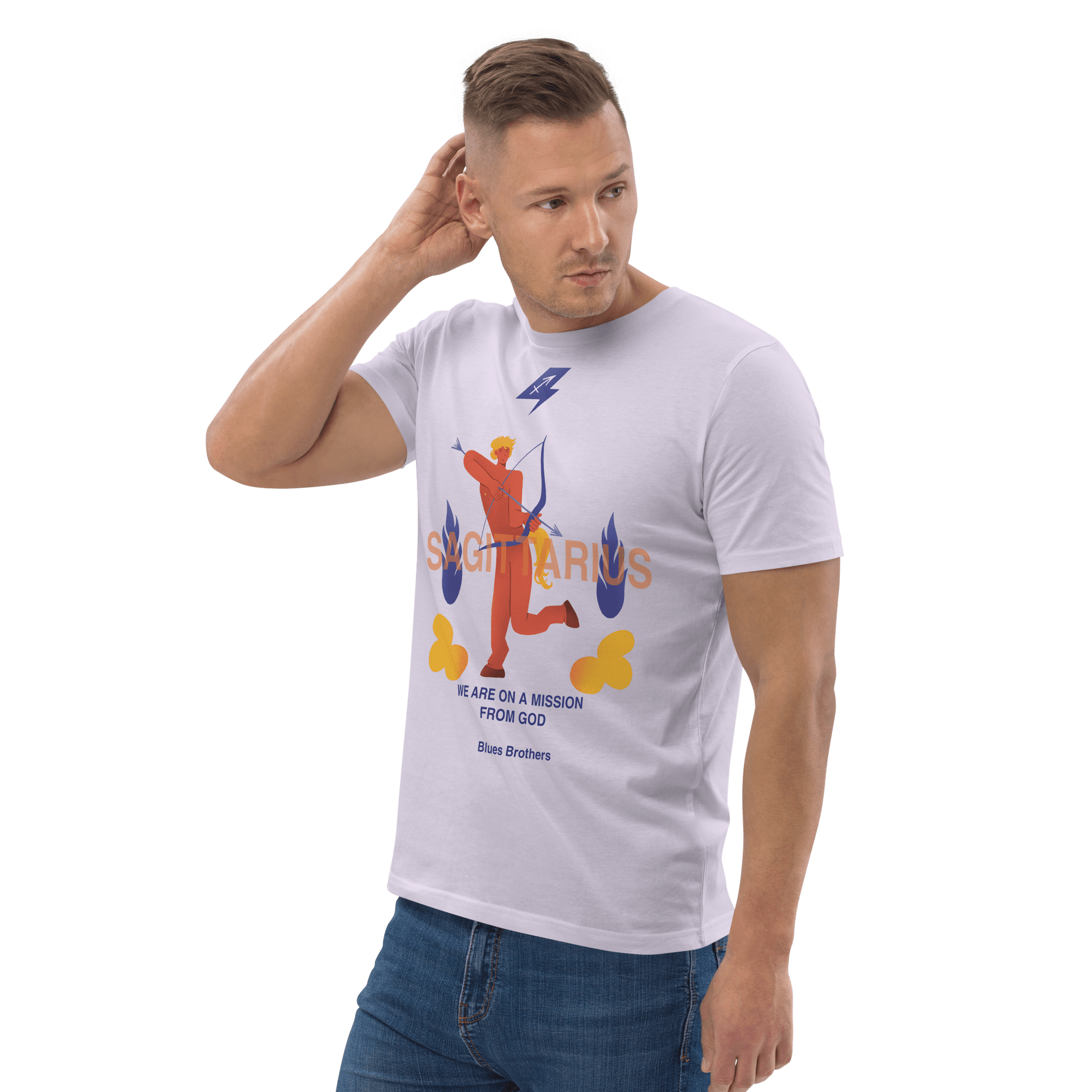 Sagittarius Unisex Organic Cotton T-Shirt - The Blues Brothers Edition - 