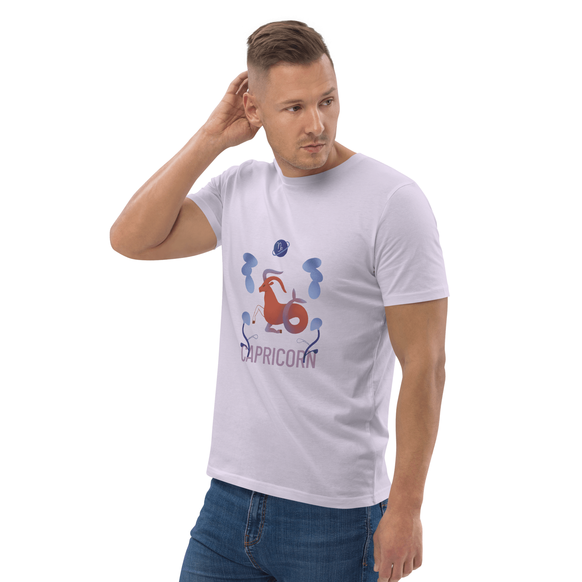 Capricorn Unisex Organic Cotton T-Shirt - Raw Edition - 