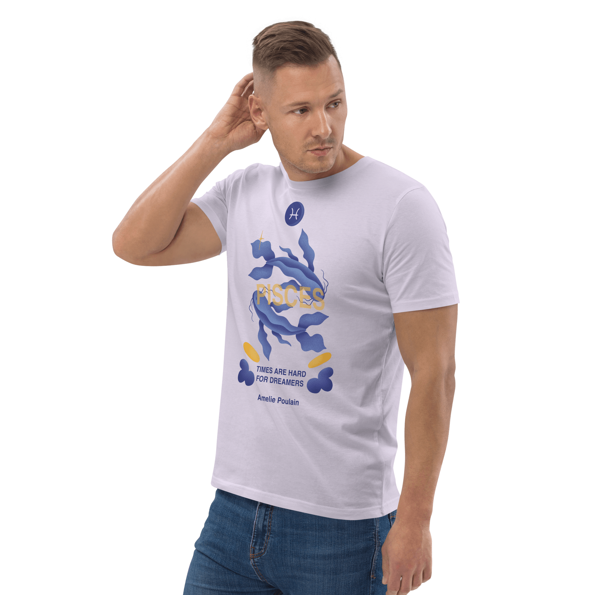 Pisces Unisex Organic Cotton T-Shirt - Amelie Poulain Edition - 
