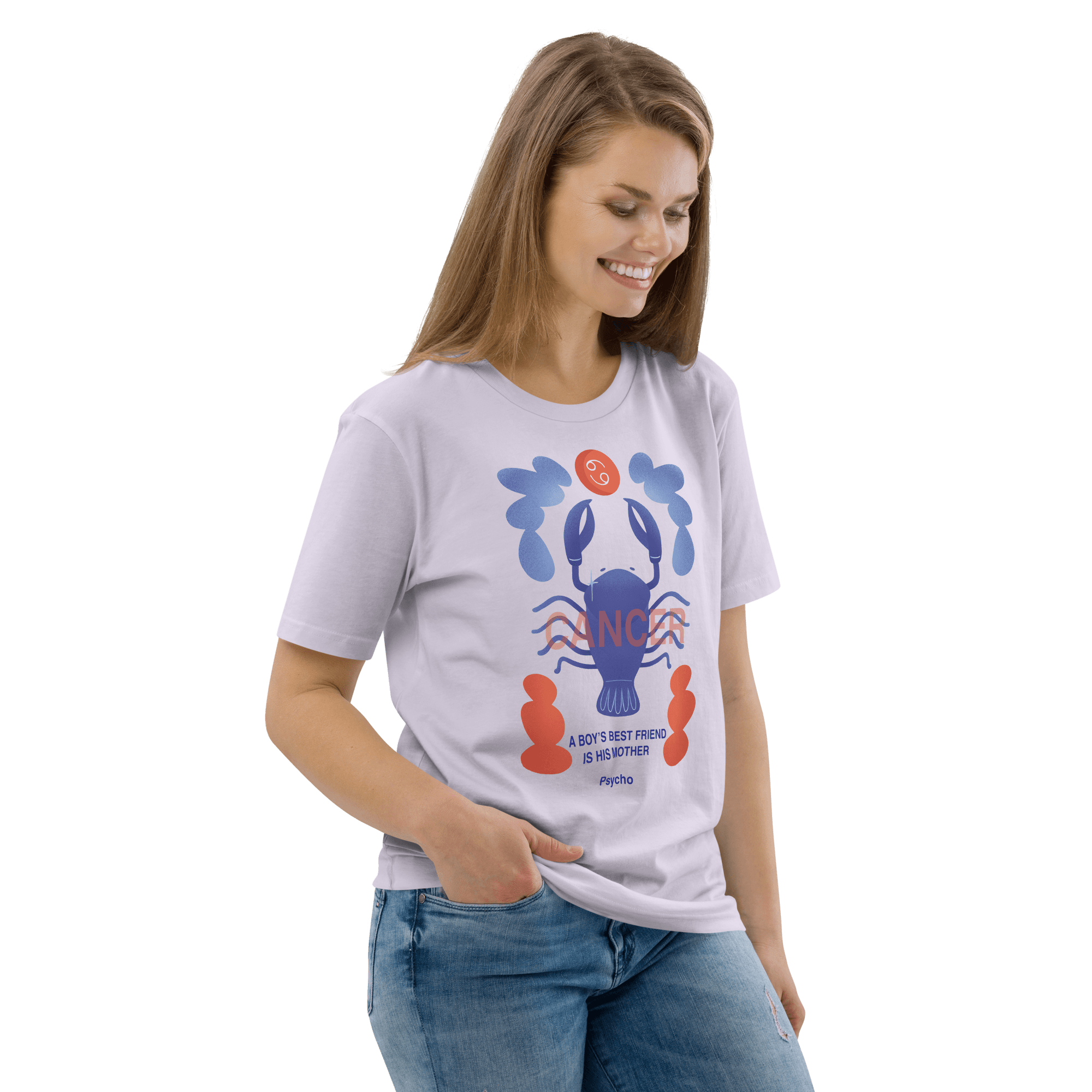 Cancer Unisex Organic Cotton T-Shirt - Psycho Edition - 