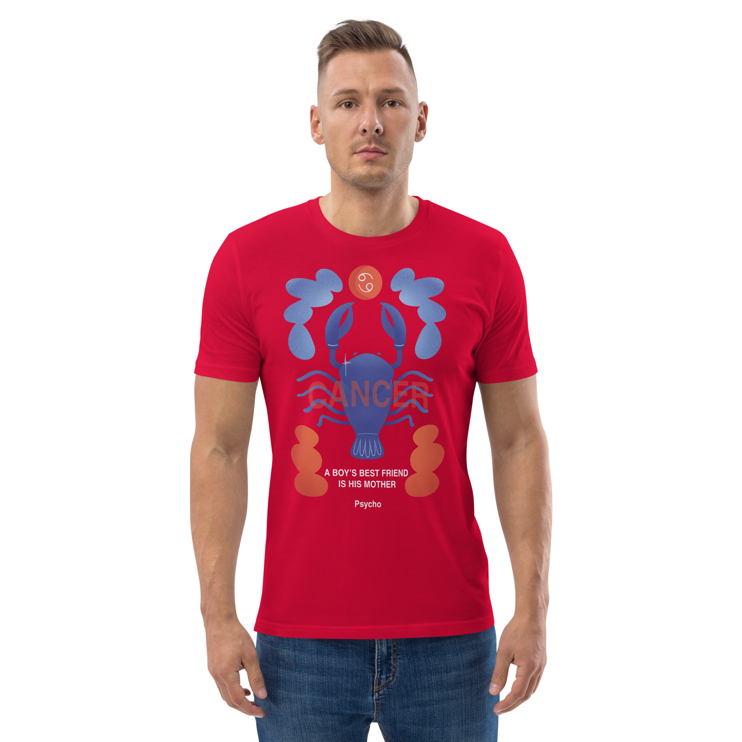 Cancer Unisex Organic Cotton T-Shirt - Psycho Edition