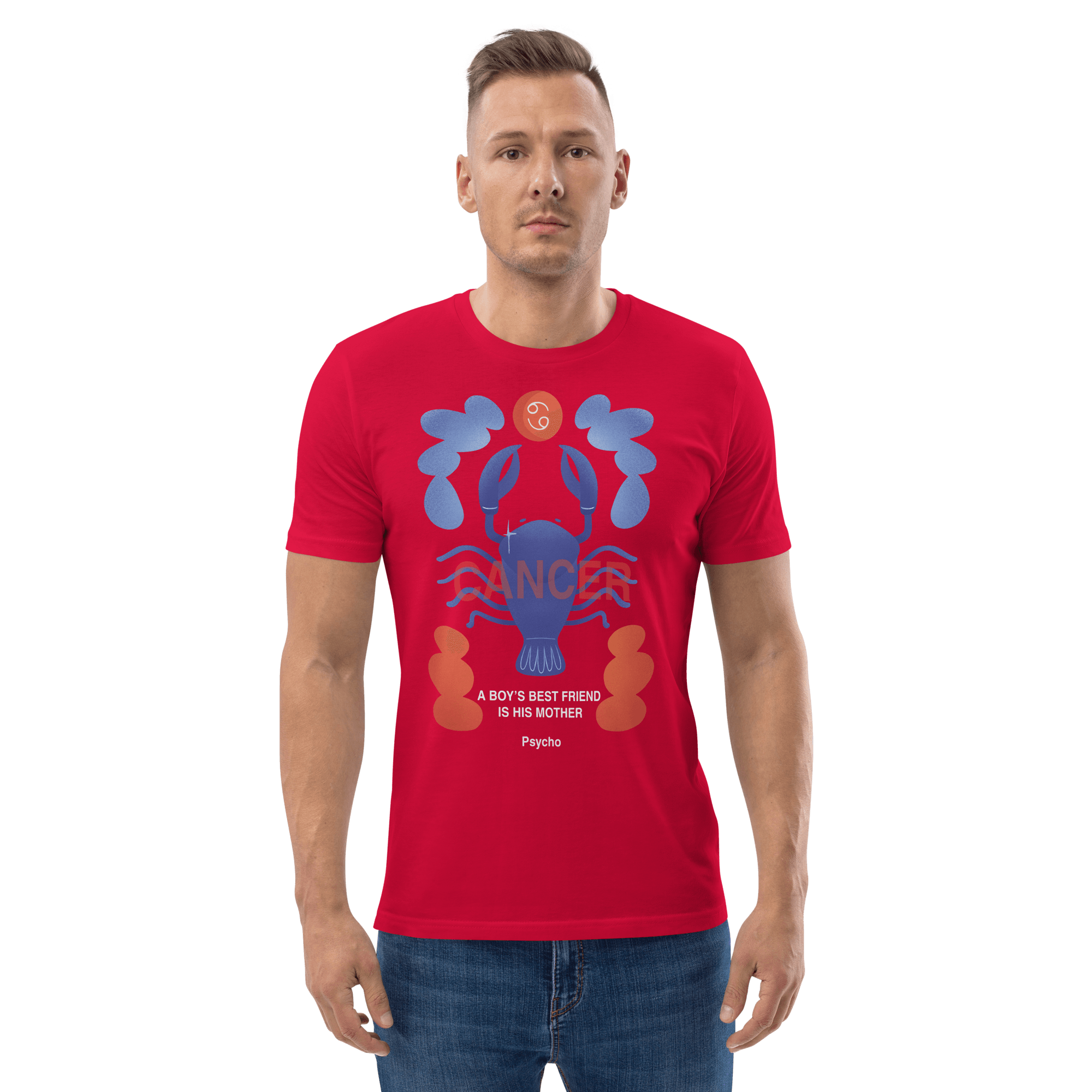 Cancer Unisex Organic Cotton T-Shirt - Psycho Edition - 