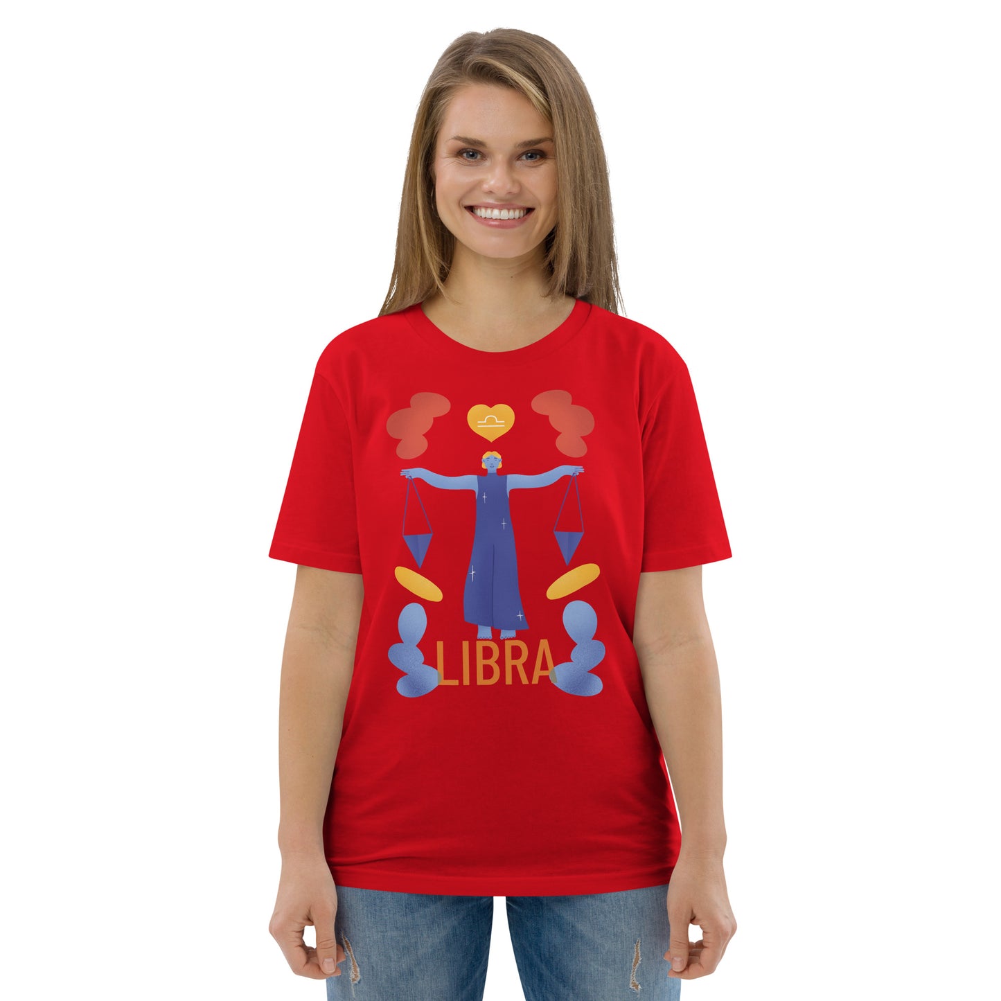 Libra Unisex Organic Cotton T-Shirt - Raw Edition