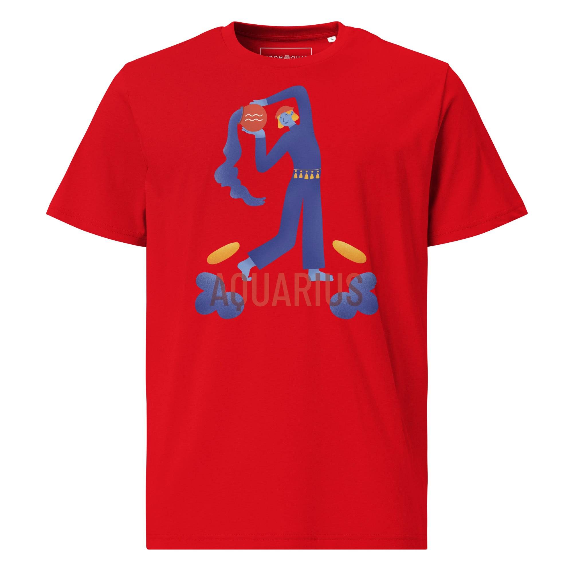 Aquarius Unisex Organic Cotton T-Shirt - Raw Edition - 