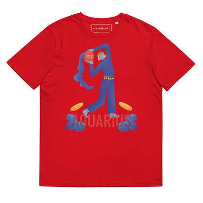 Aquarius Unisex Organic Cotton T-Shirt - Raw Edition