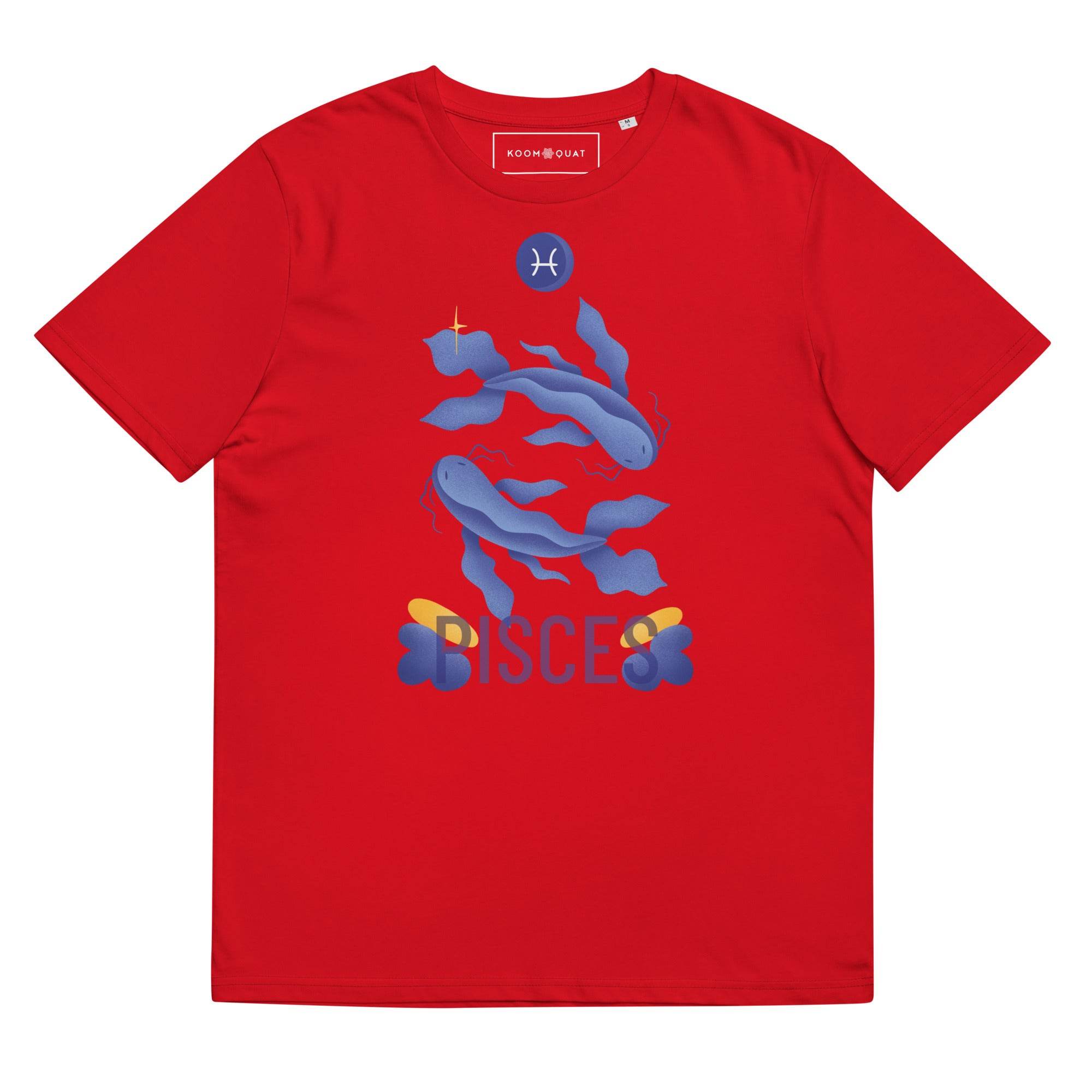 Pisces Unisex Organic Cotton T-Shirt - Raw Edition - 