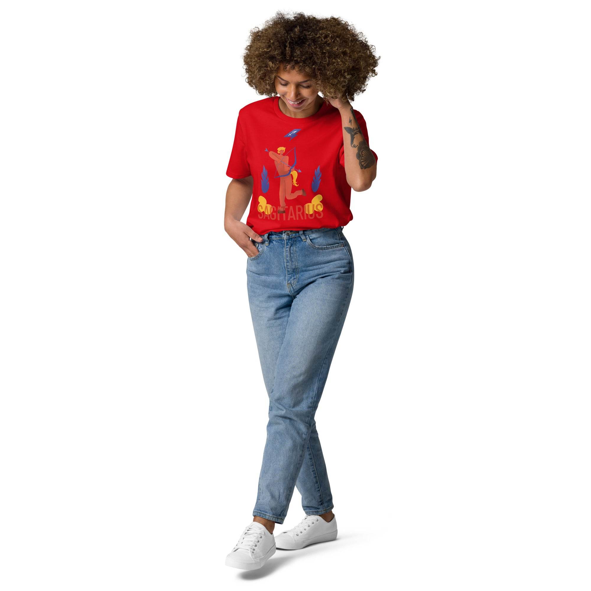 Sagittarius Unisex Organic Cotton T-Shirt - Raw Edition - 
