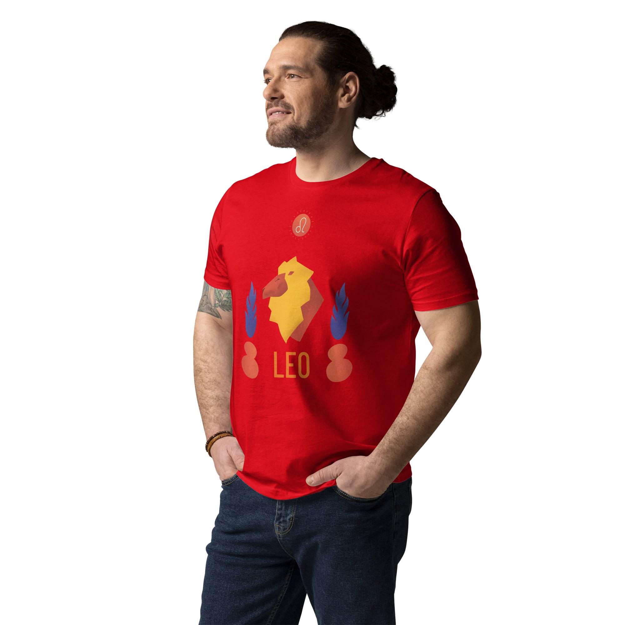 Leo Unisex Organic Cotton T-Shirt - Raw Edition - 