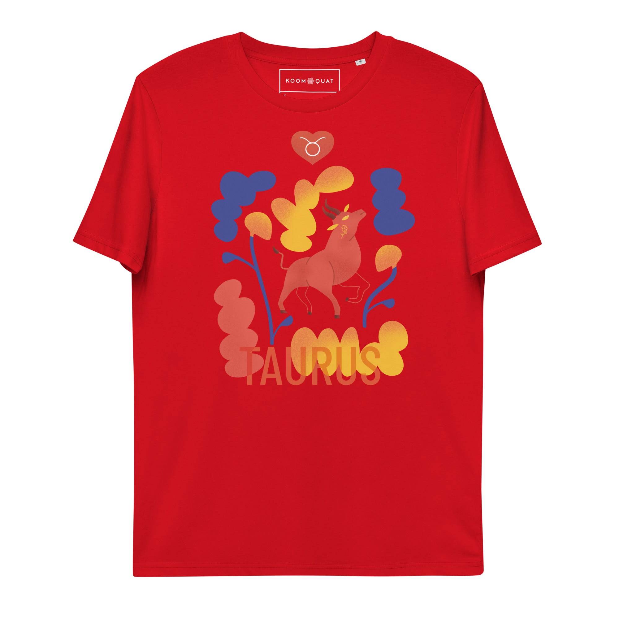 TAURUS Unisex Organic Cotton T-Shirt Raw - 