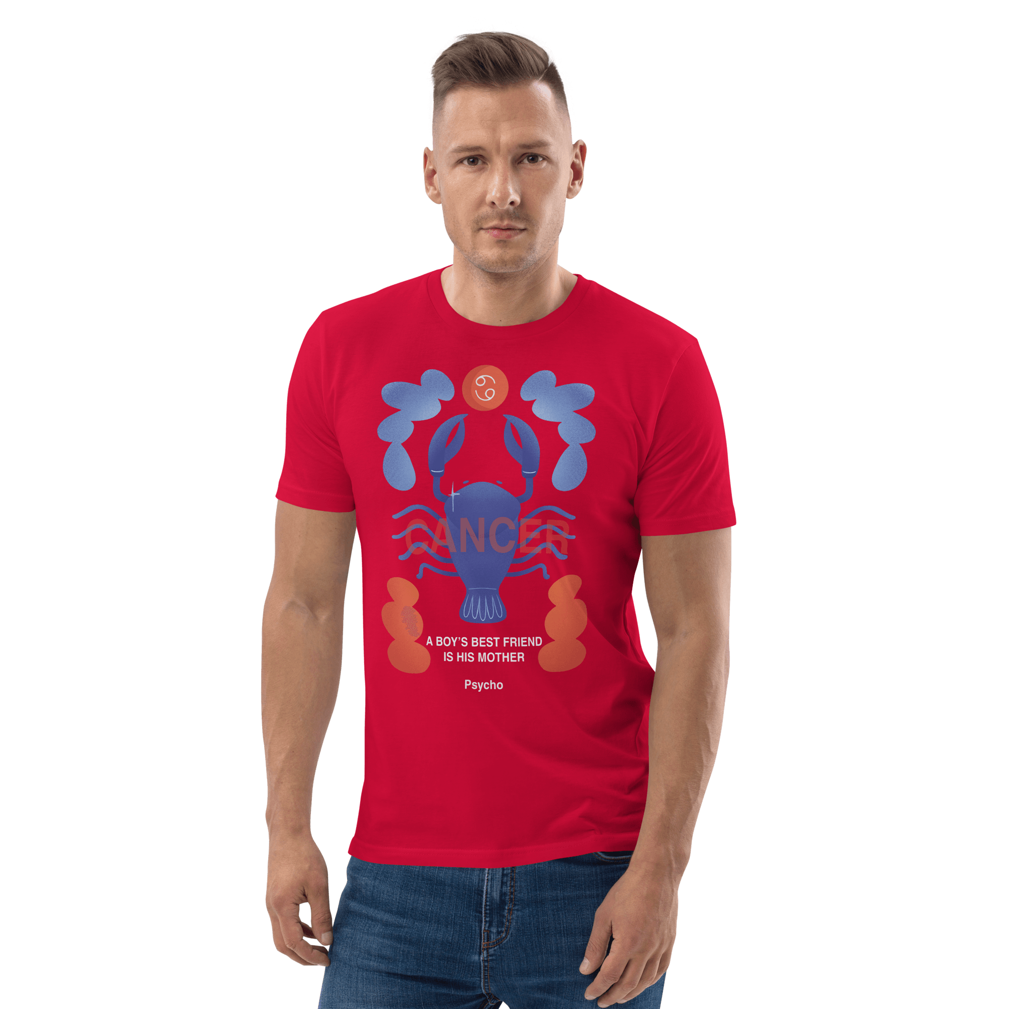 Cancer Unisex Organic Cotton T-Shirt - Psycho Edition - 