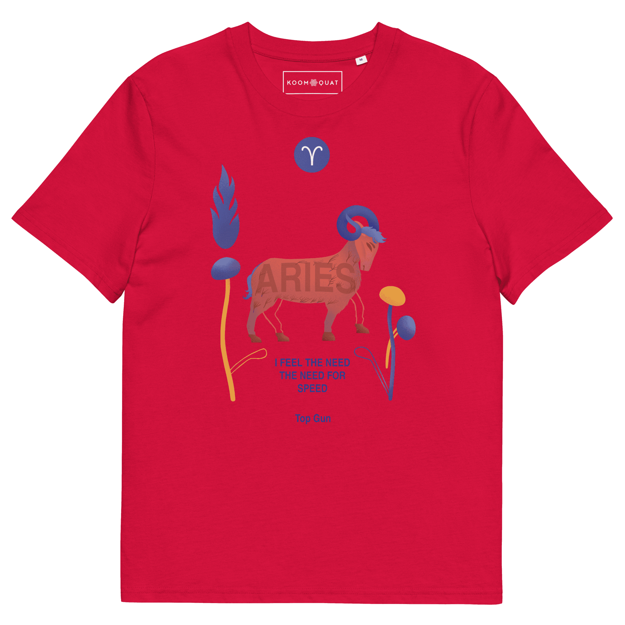 ARIES Unisex Organic Cotton T-Shirt Top Gun - Edition - 