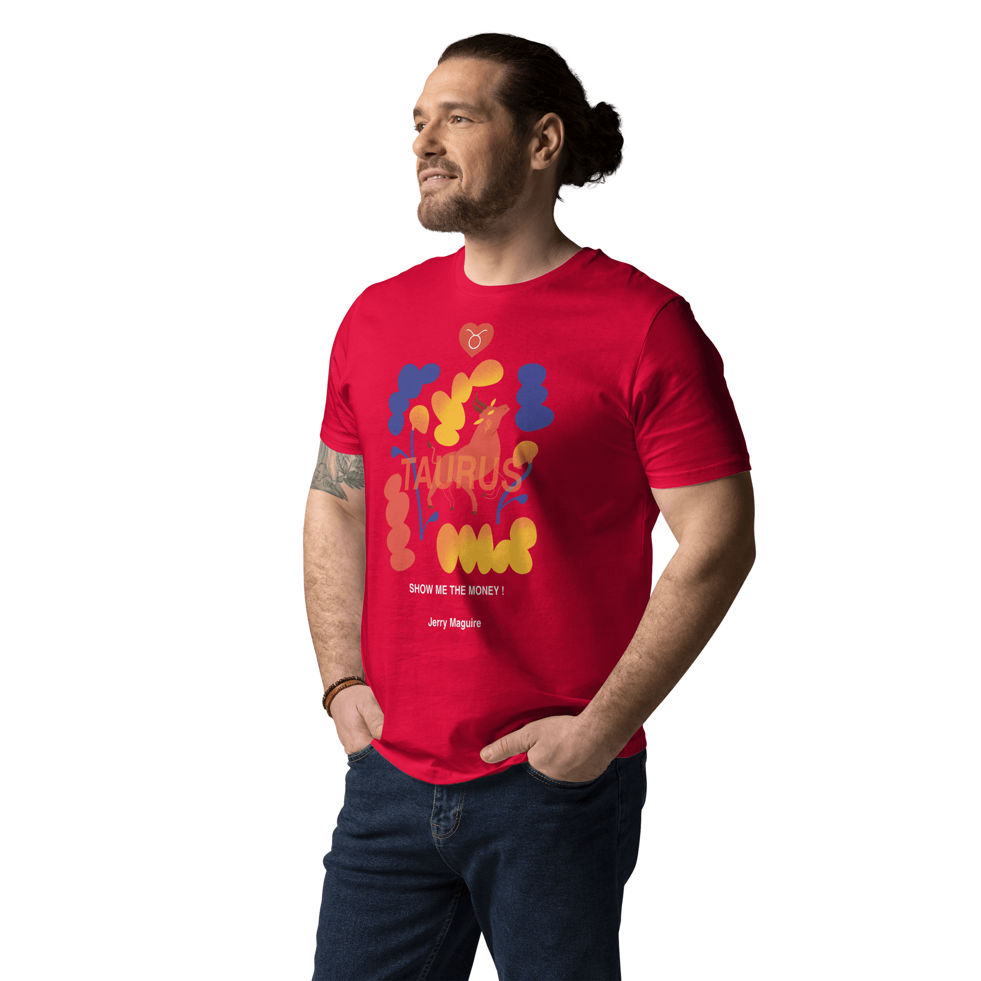 Taurus Unisex organic cotton t-shirt Jerry Maguire Edition - 