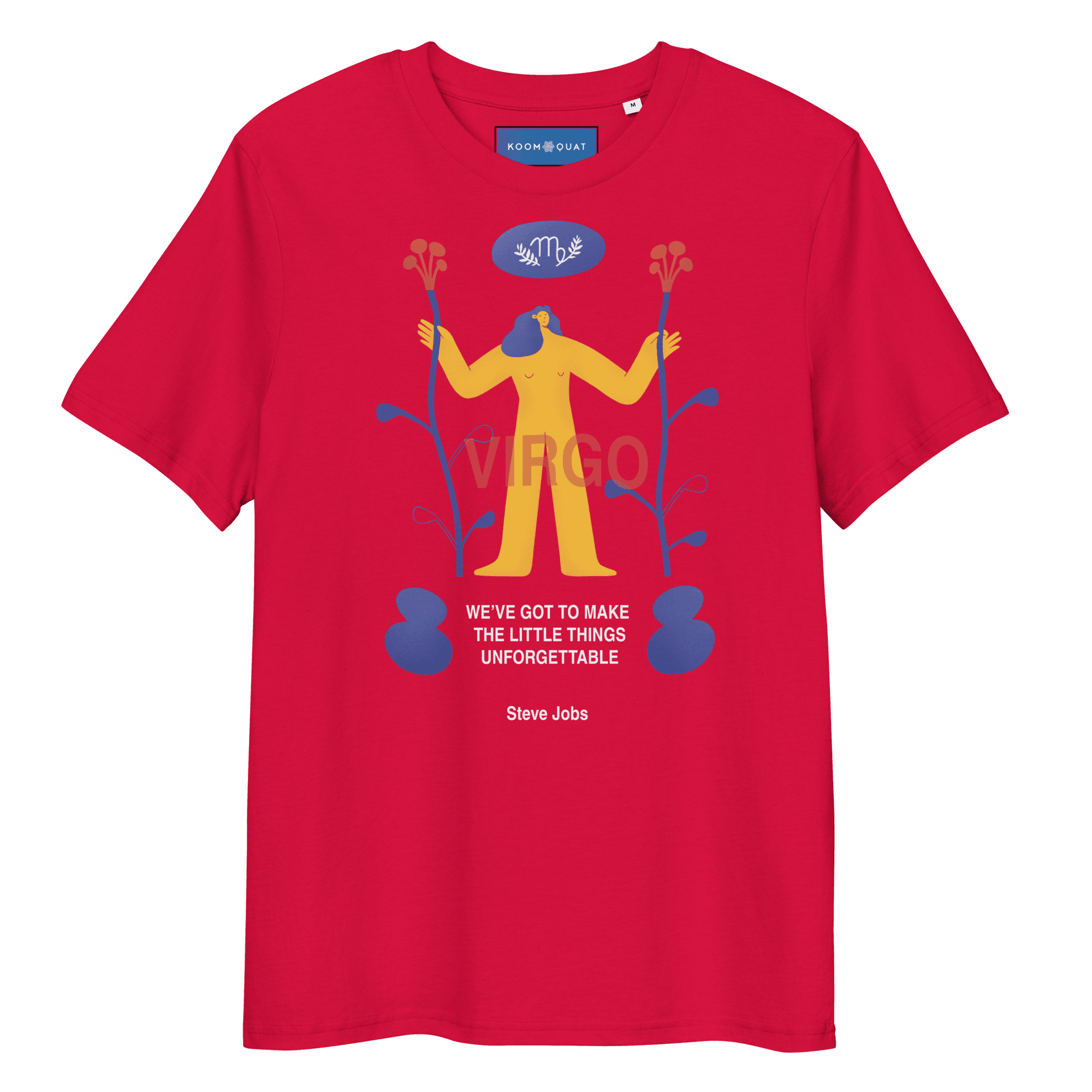 VIRGO Unisex organic cotton t-shirt Steve Jobs Edition - 