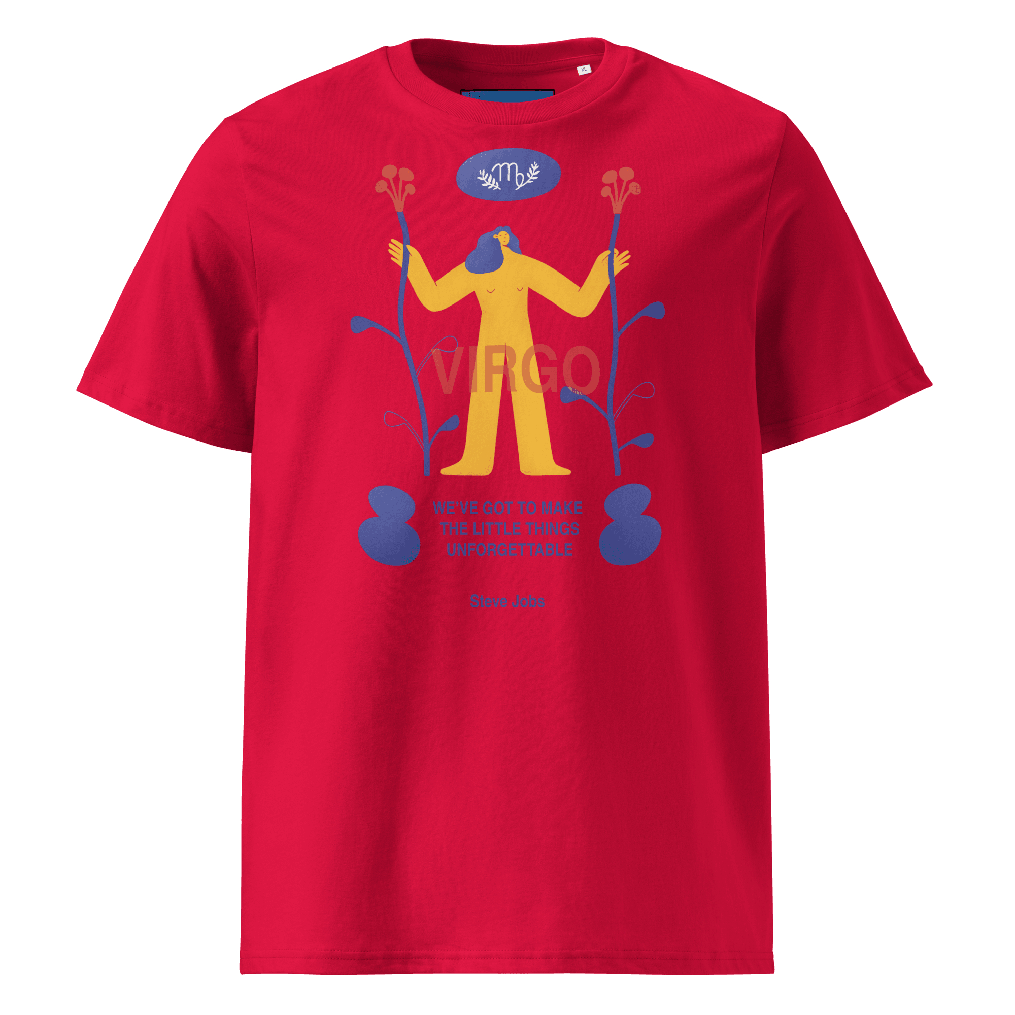 VIRGO Unisex organic cotton t-shirt Steve Jobs Edition - 