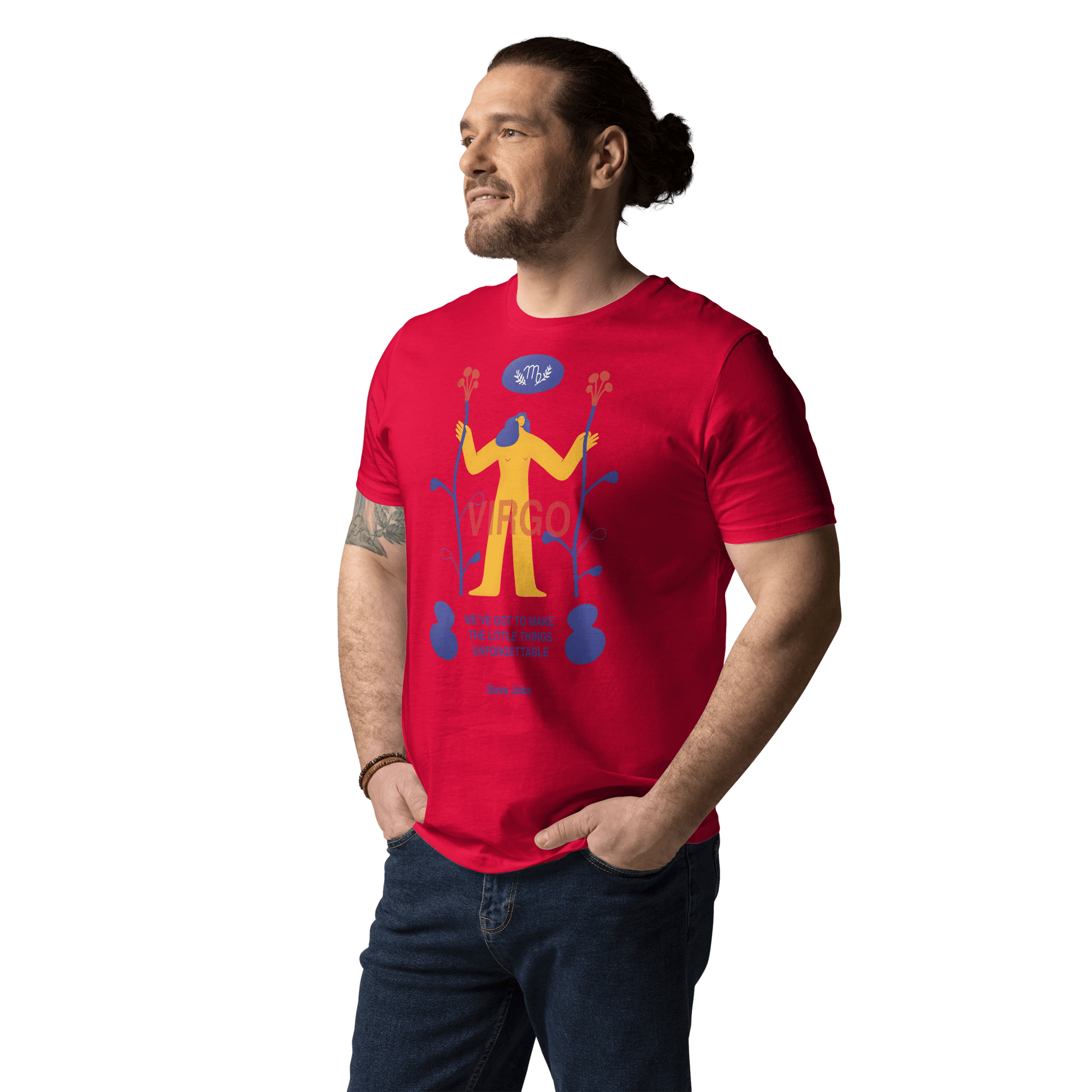 VIRGO Unisex organic cotton t-shirt Steve Jobs Edition - 