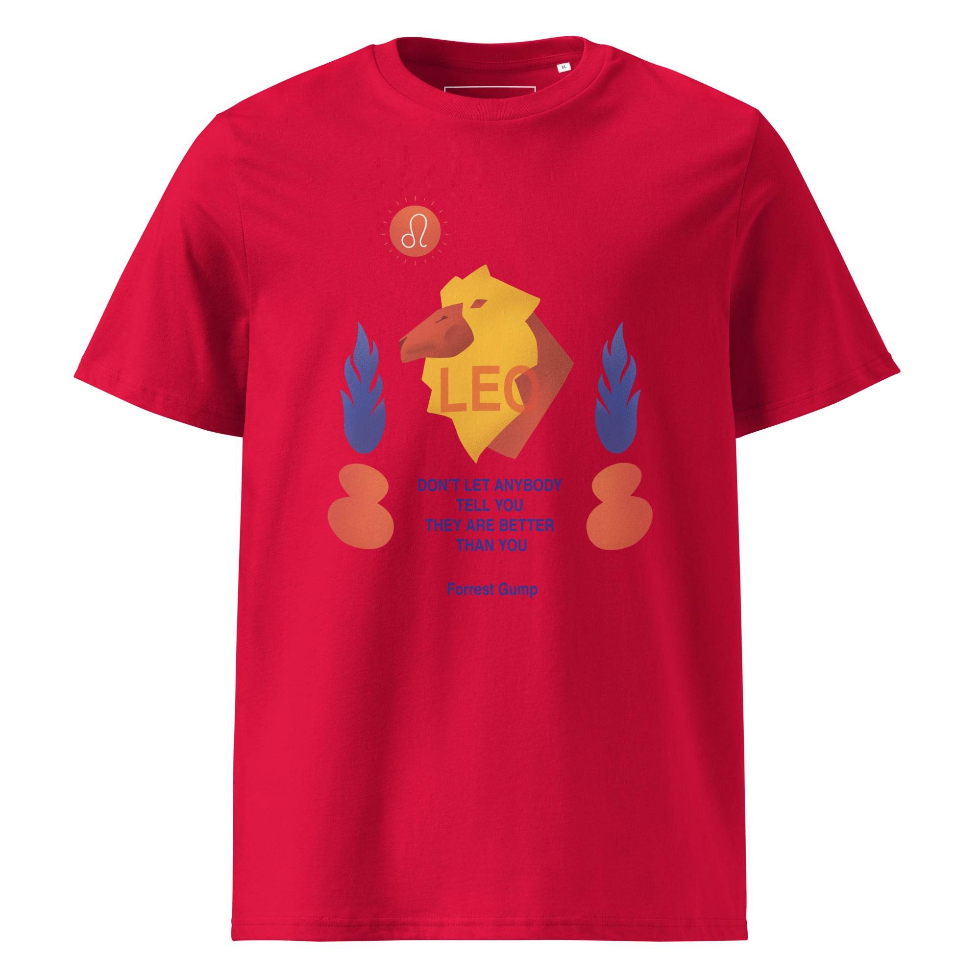 Leo Unisex Organic Cotton T-Shirt - Forrest Gump Edition - 