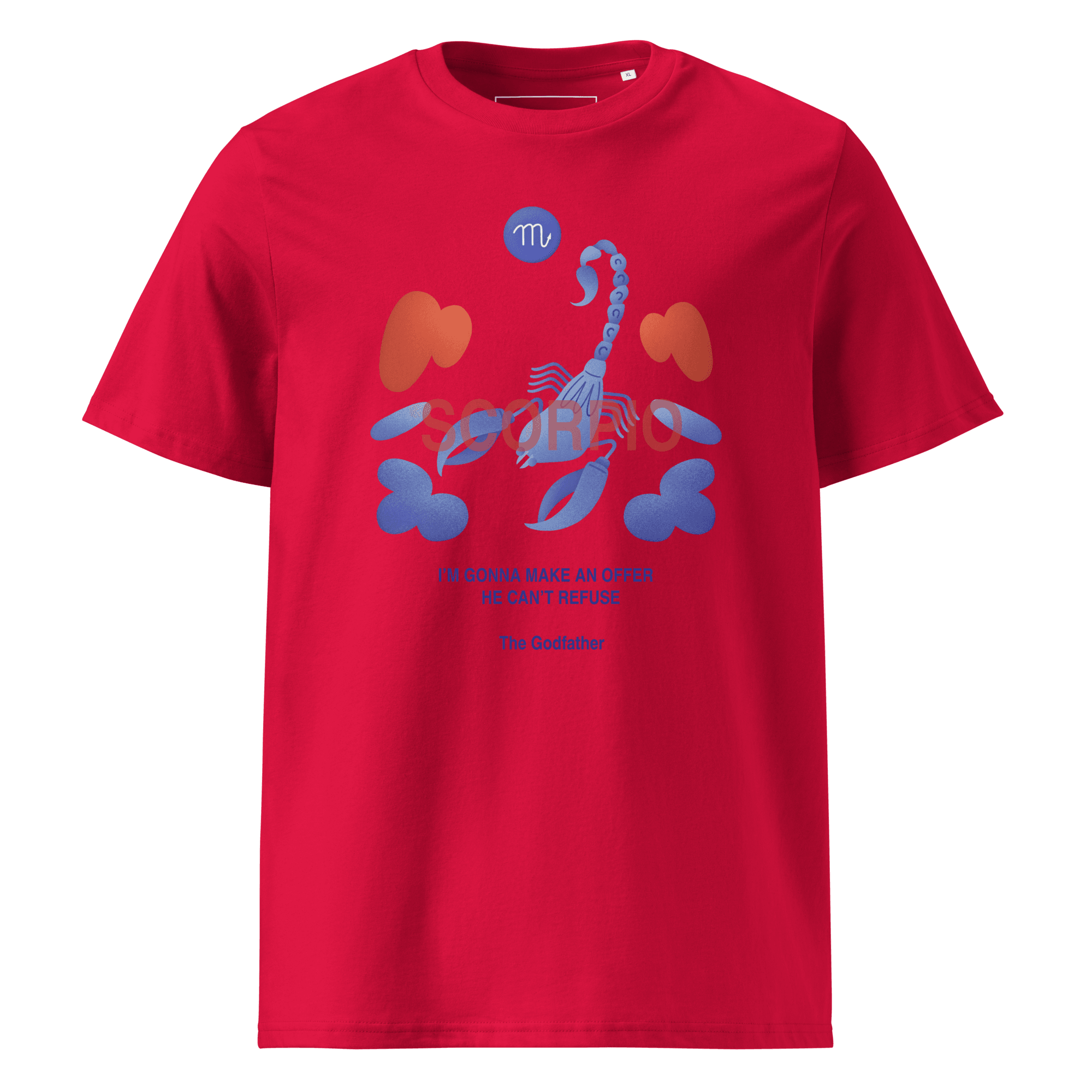 SCORPIO Unisex organic cotton t-shirt Godfather B - 