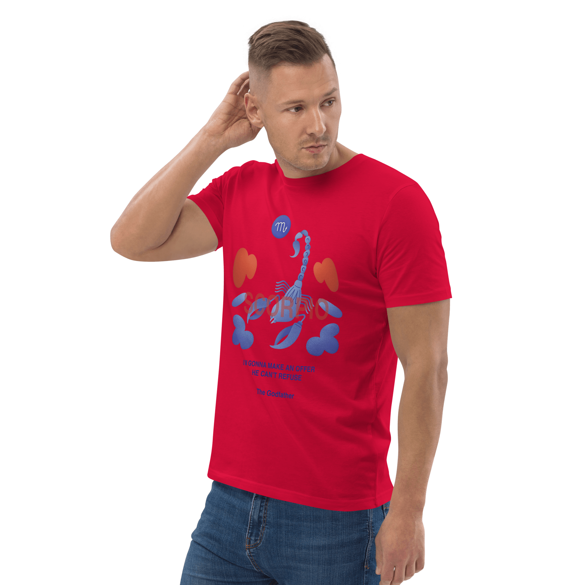 SCORPIO Unisex organic cotton t-shirt Godfather B - 