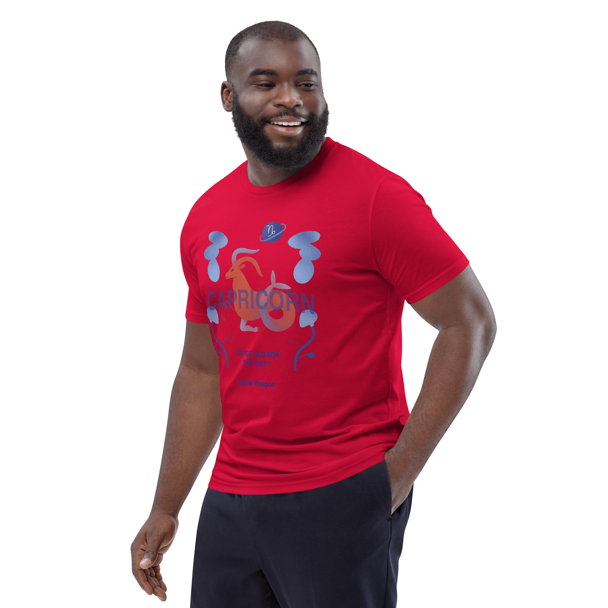 Capricorn Unisex Organic Cotton T-Shirt - Lethal Weapon Edition - 